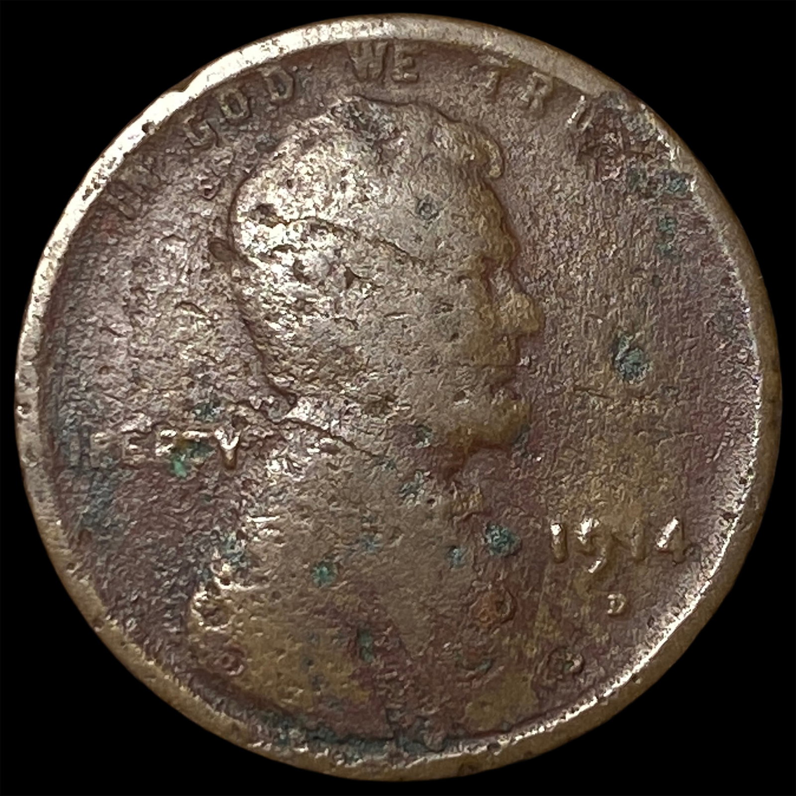 1914-D Lincoln Wheat Cent NICELY CIRCULATED (1 of 2)