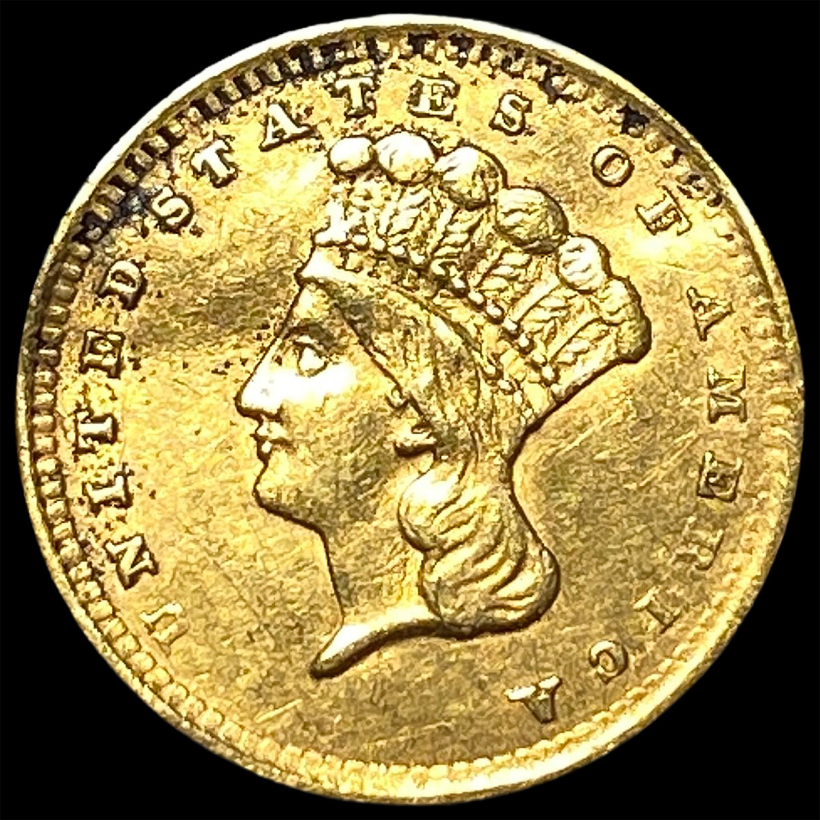 1856 Gold $1 Indian Head Type 2 CLOSELY UNCIRCULATED (1 of 2)
