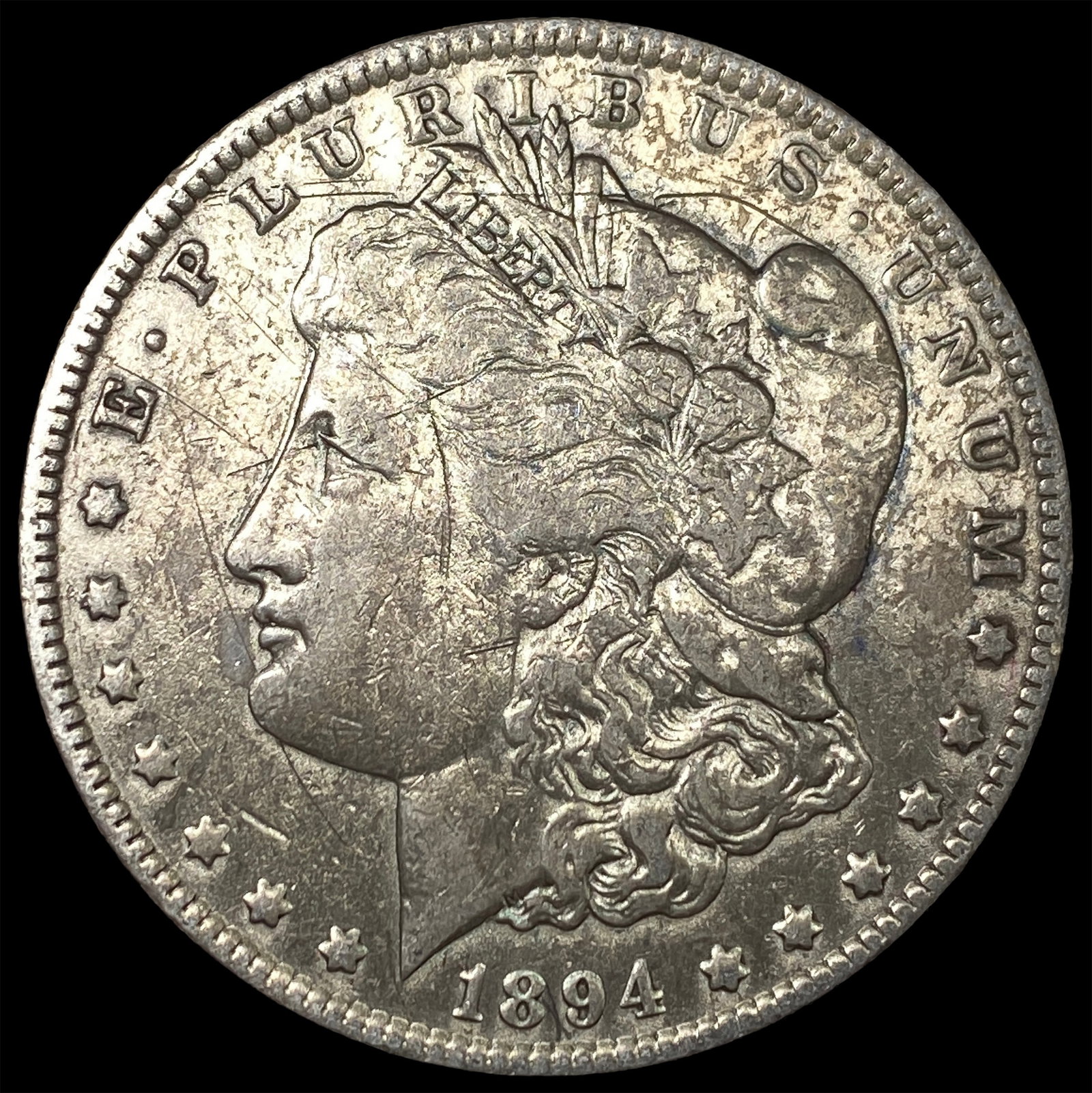 1894-O Silver Morgan Dollar LIGHTLY CIRCULATED: 1894-O Silver Morgan Dollar LIGHTLY CIRCULATED