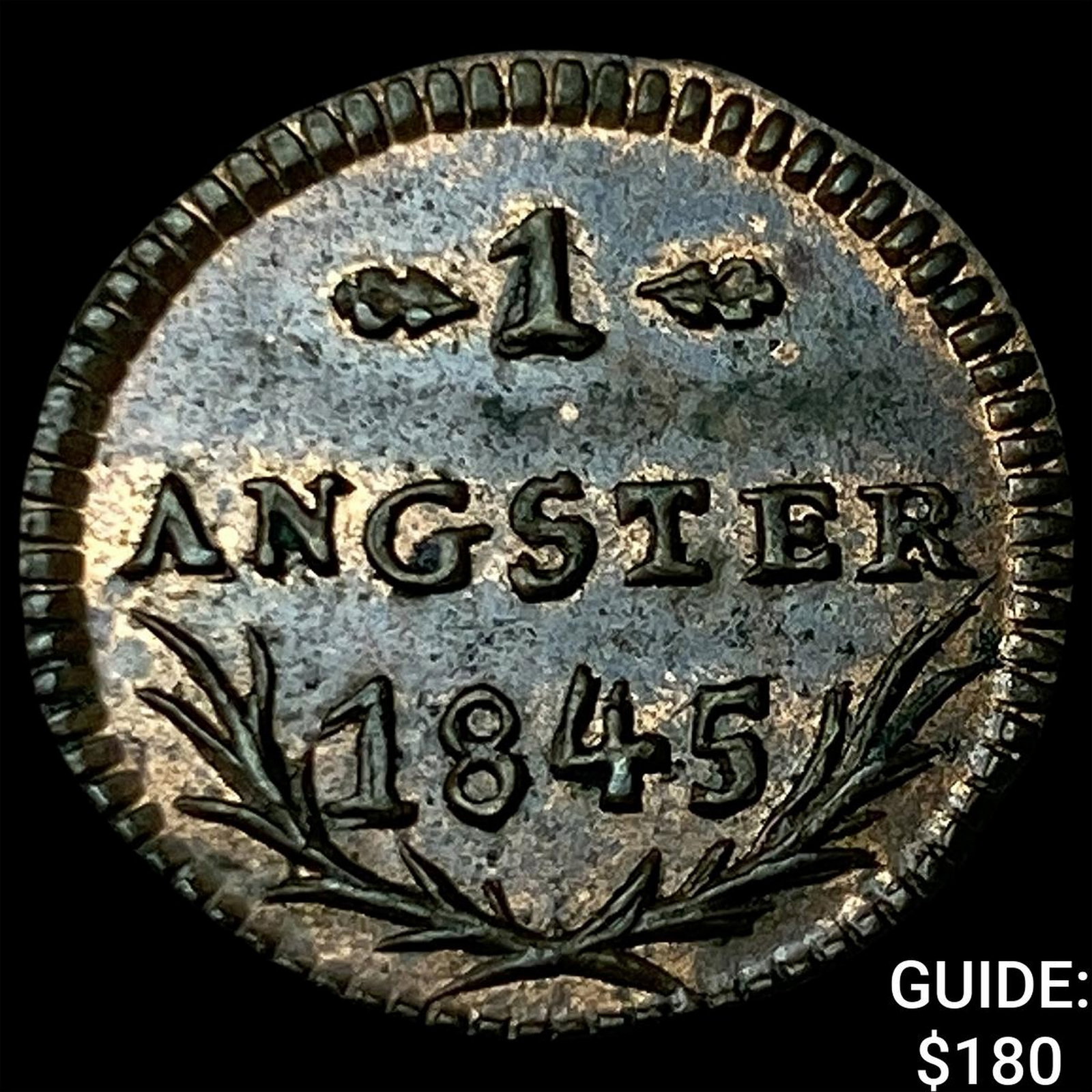 1845 Switzerland Schwyz Bronze 1 Angster (1 of 2)