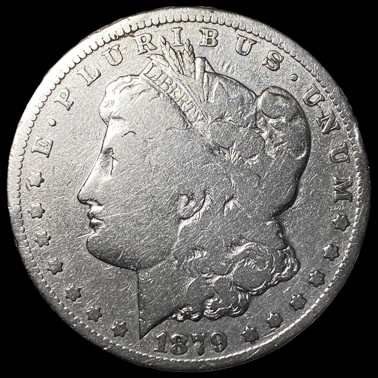 1879-CC Silver Morgan Dollar NICELY CIRCULATED: 1879-CC Silver Morgan Dollar NICELY CIRCULATED