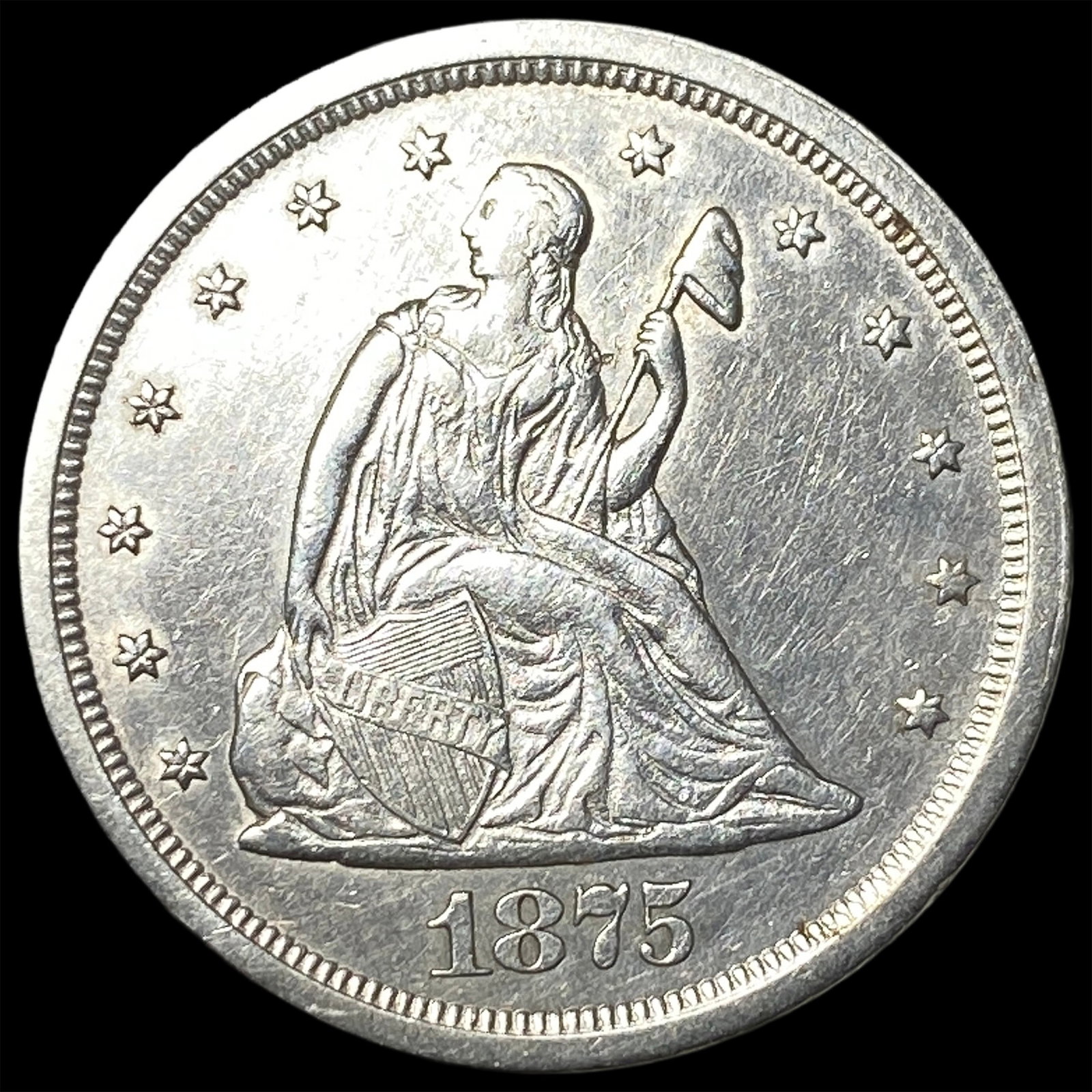 1875-S Silver Twenty Cents UNCIRCULATED (1 of 2)