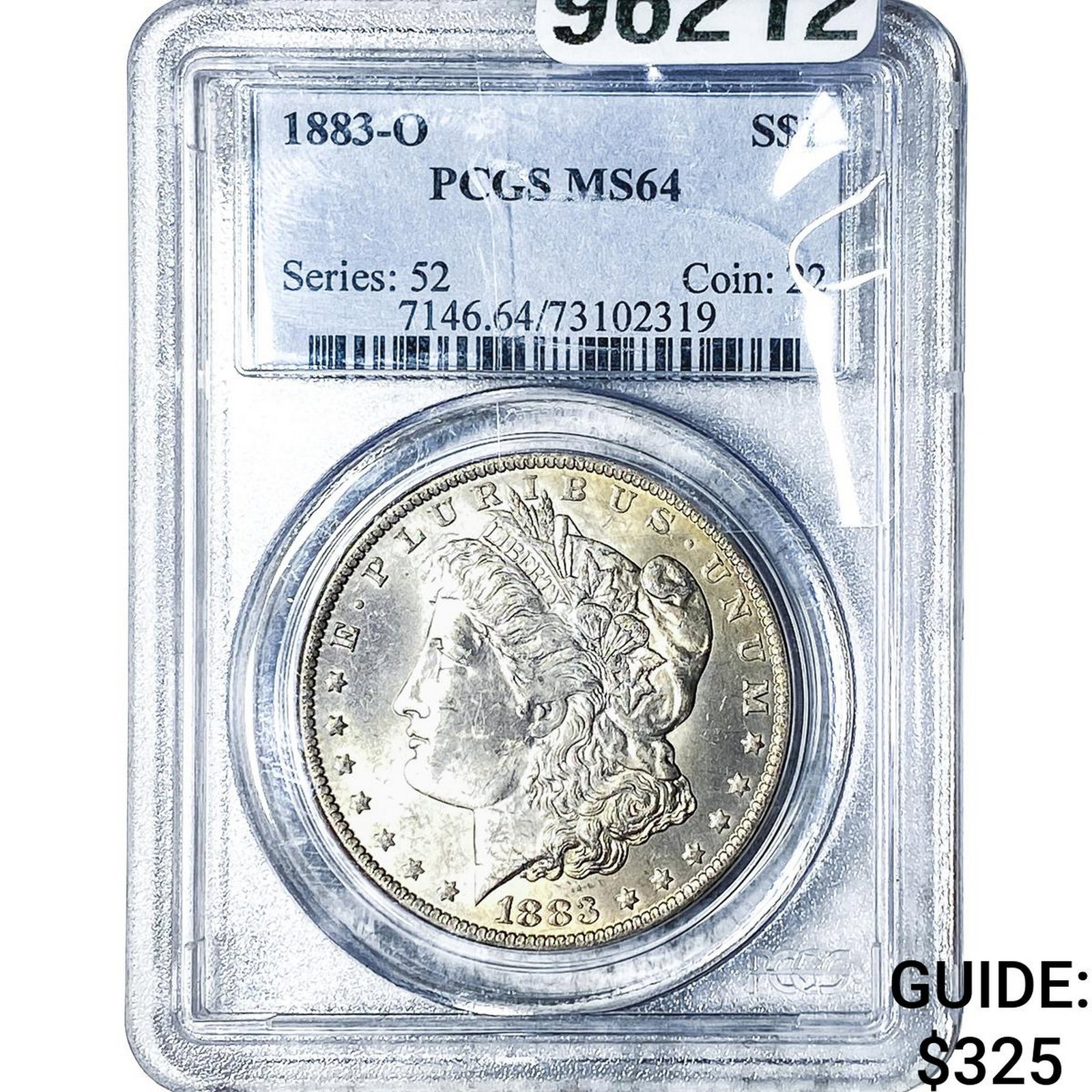 1883-O Morgan Silver Dollar PCGS MS64: 1883-O Morgan Silver Dollar PCGS MS64