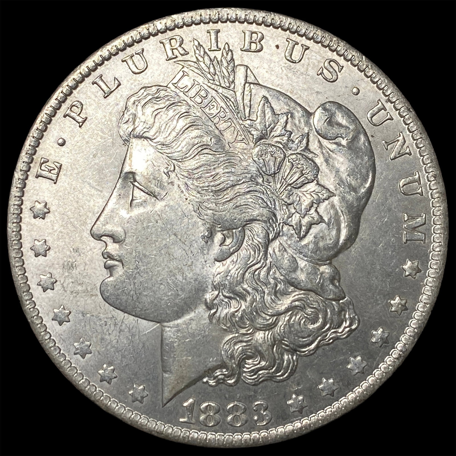 1883-S Silver Morgan Dollar GEM BU: 1883-S Silver Morgan Dollar GEM BU