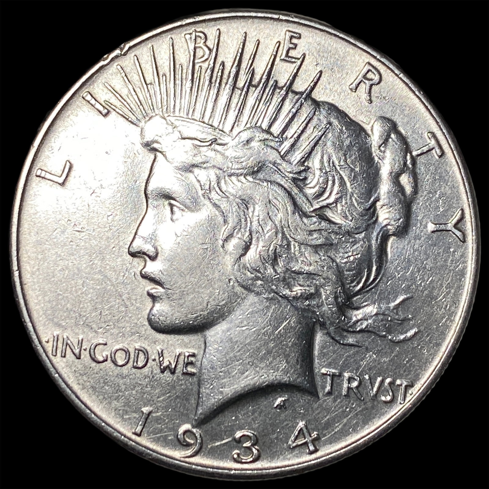 1934 Peace Silver Dollar UNCIRCULATED: 1934 Peace Silver Dollar UNCIRCULATED