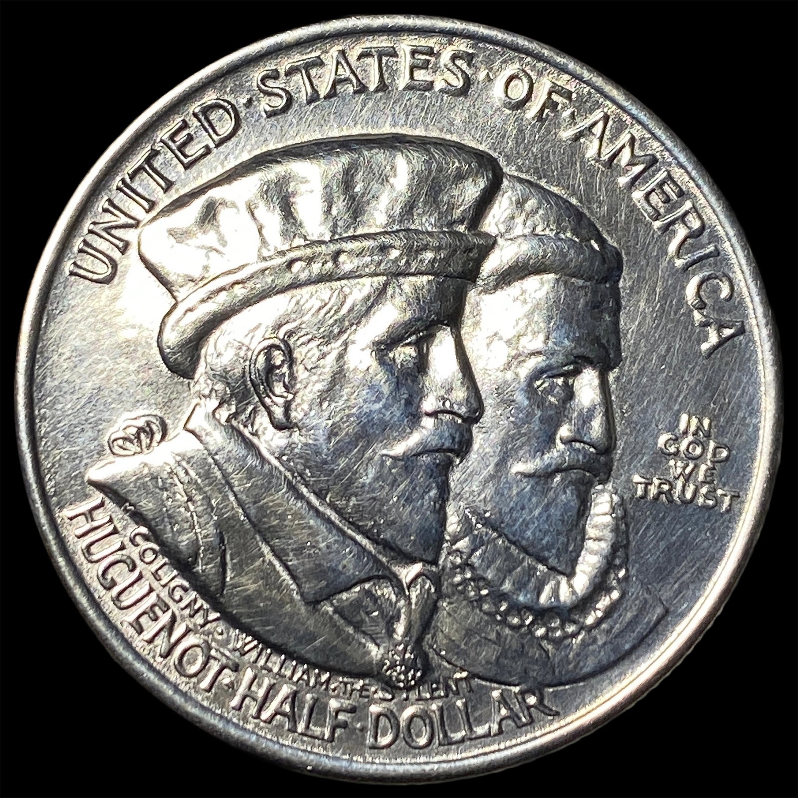 1924 Silver Huguenot-Walloon Half Dollar GEM BU (1 of 2)