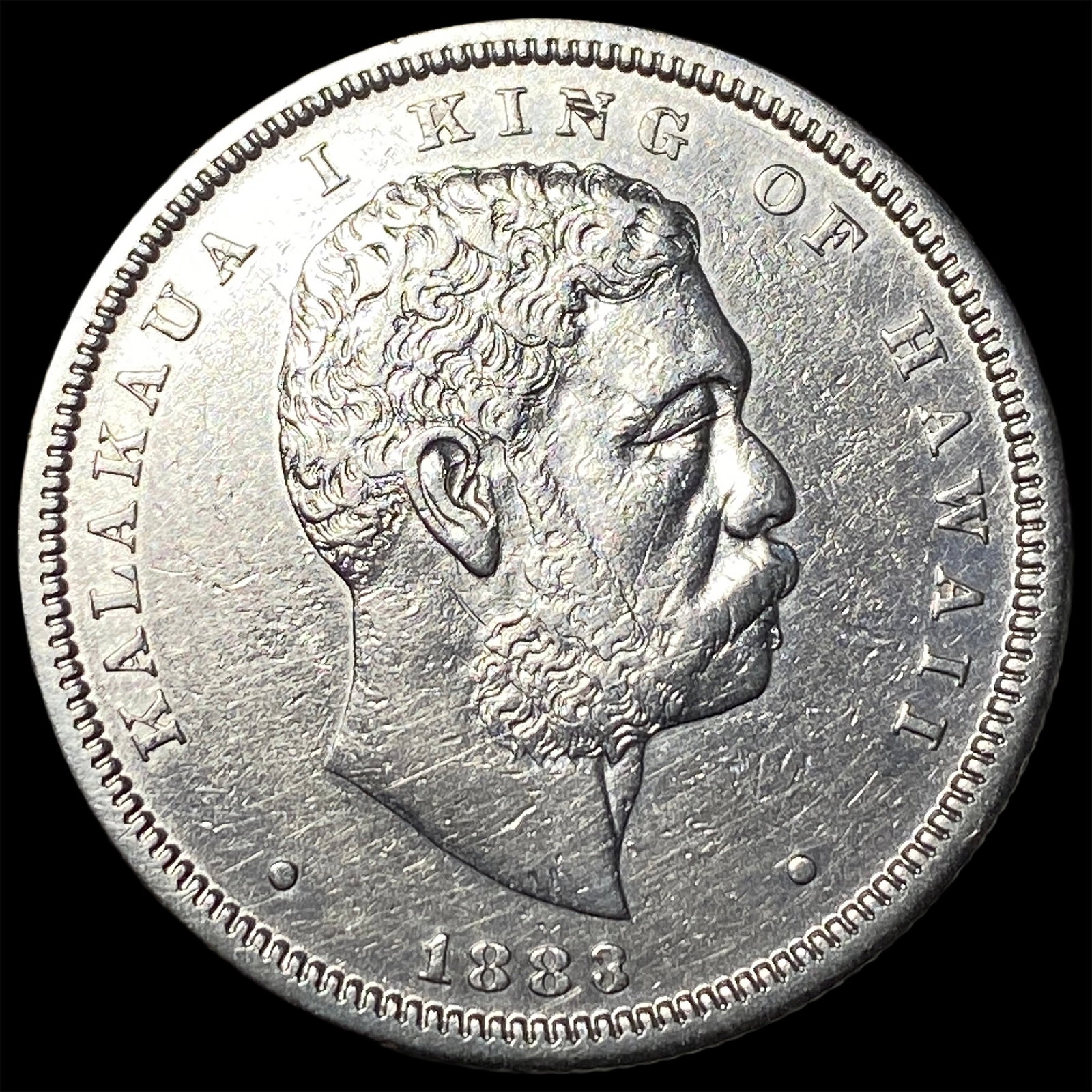 1883 Silver Hawaiian 1/2 Dollar UNCIRCULATED (1 of 2)