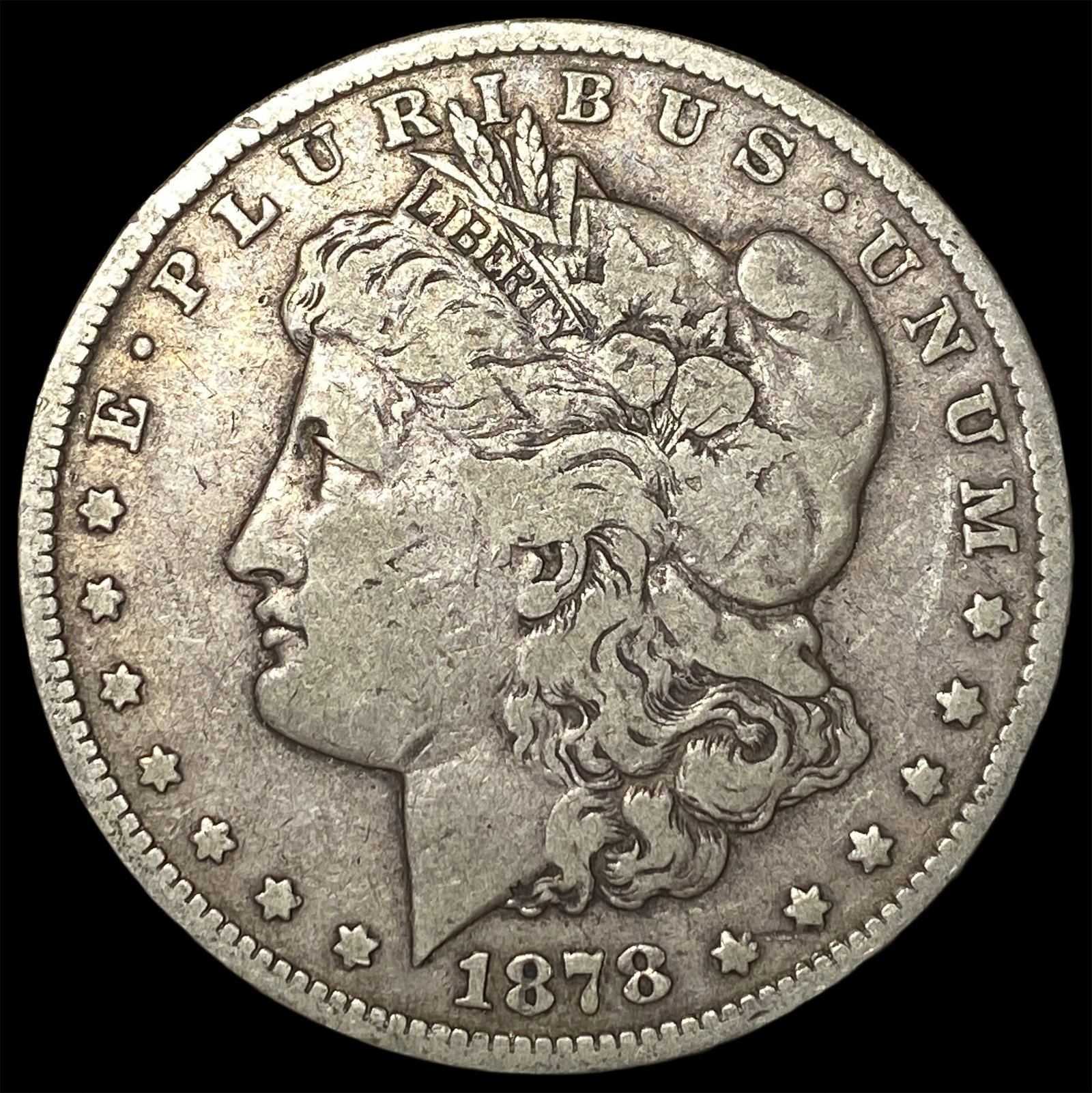 1878-CC Silver Morgan Dollar LIGHTLY CIRCULATED: 1878-CC Silver Morgan Dollar LIGHTLY CIRCULATED
