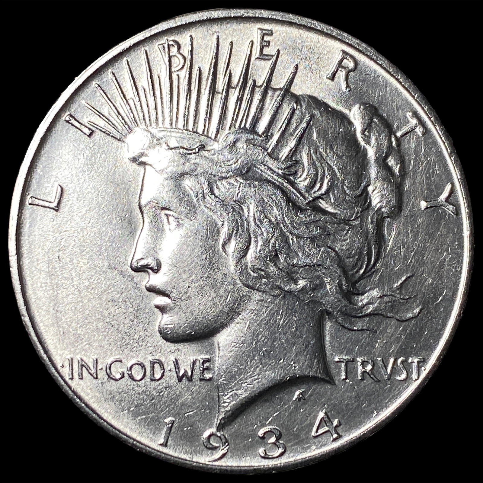 1934 Silver Peace Dollar UNCIRCULATED: 1934 Silver Peace Dollar UNCIRCULATED