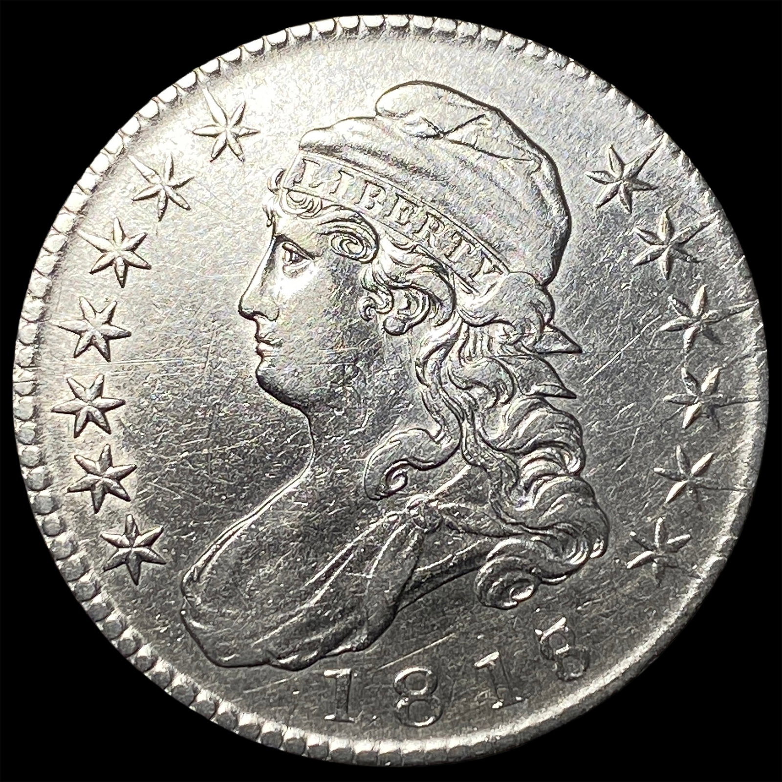 1815 Silver Capped Bust Half Dollar CLOSELY UNCIRCULATED (1 of 2)