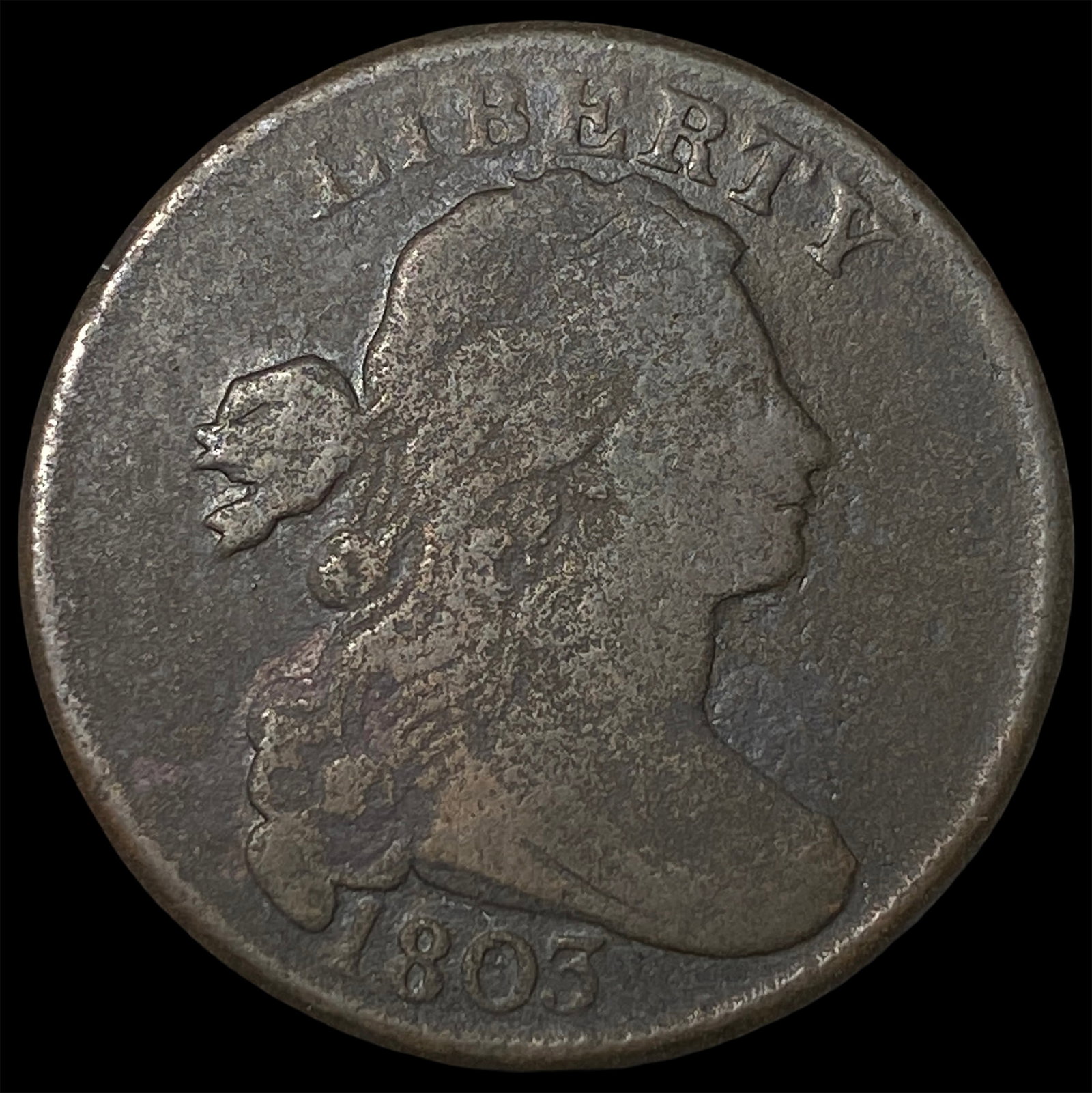 1803 Draped Bust Large Cent LIGHTLY CIRCULATED: 1803 Draped Bust Large Cent LIGHTLY CIRCULATED