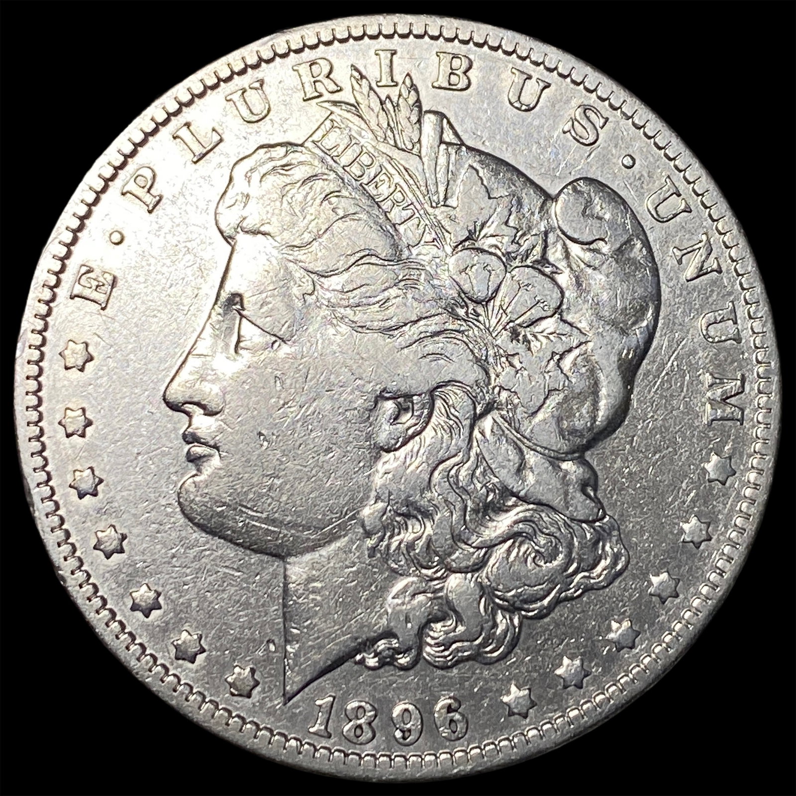 1896 Morgan Silver Dollar LIGHTLY CIRCULATED: 1896 Morgan Silver Dollar LIGHTLY CIRCULATED