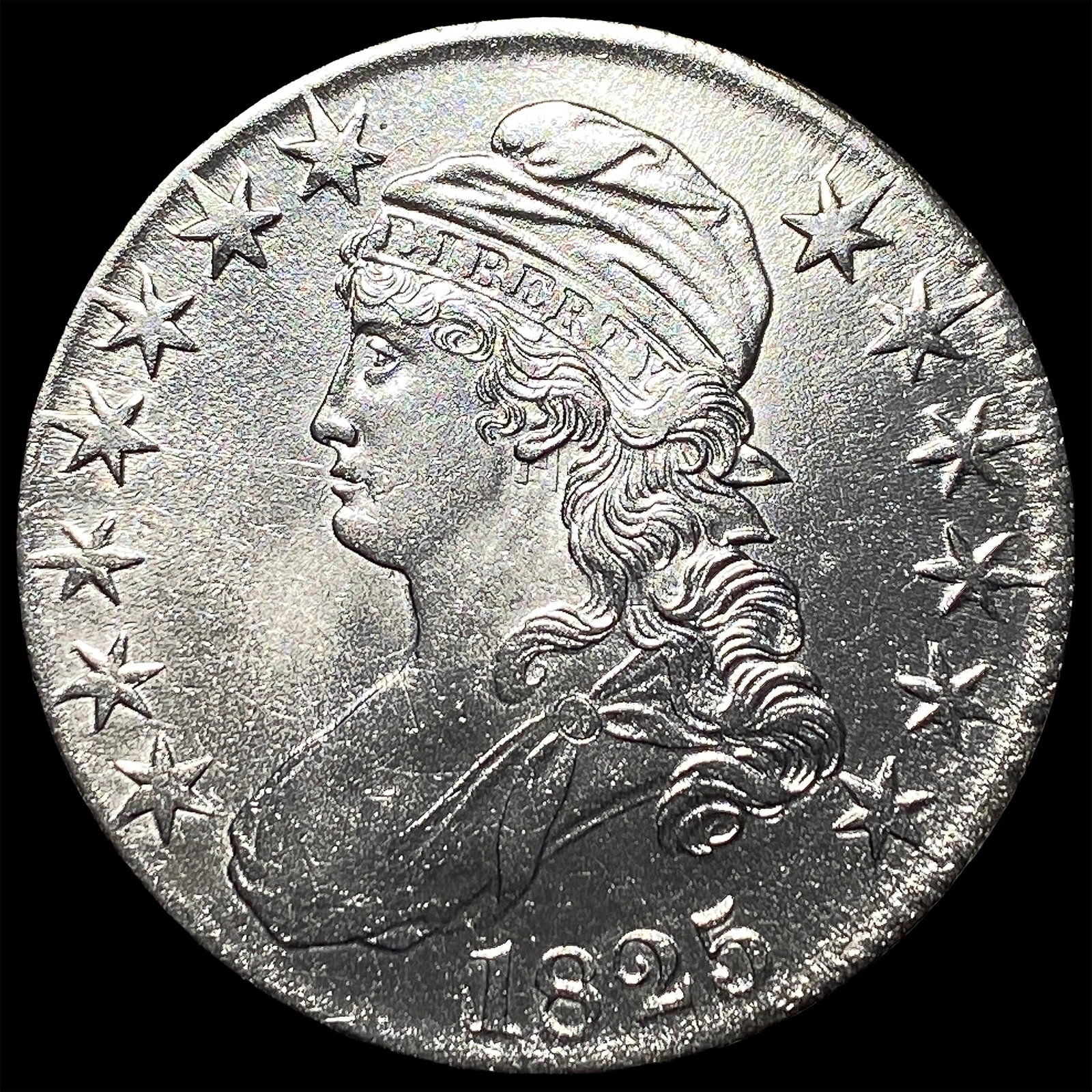 1825 Capped Bust Half Dollar UNCIRCULATED (1 of 2)