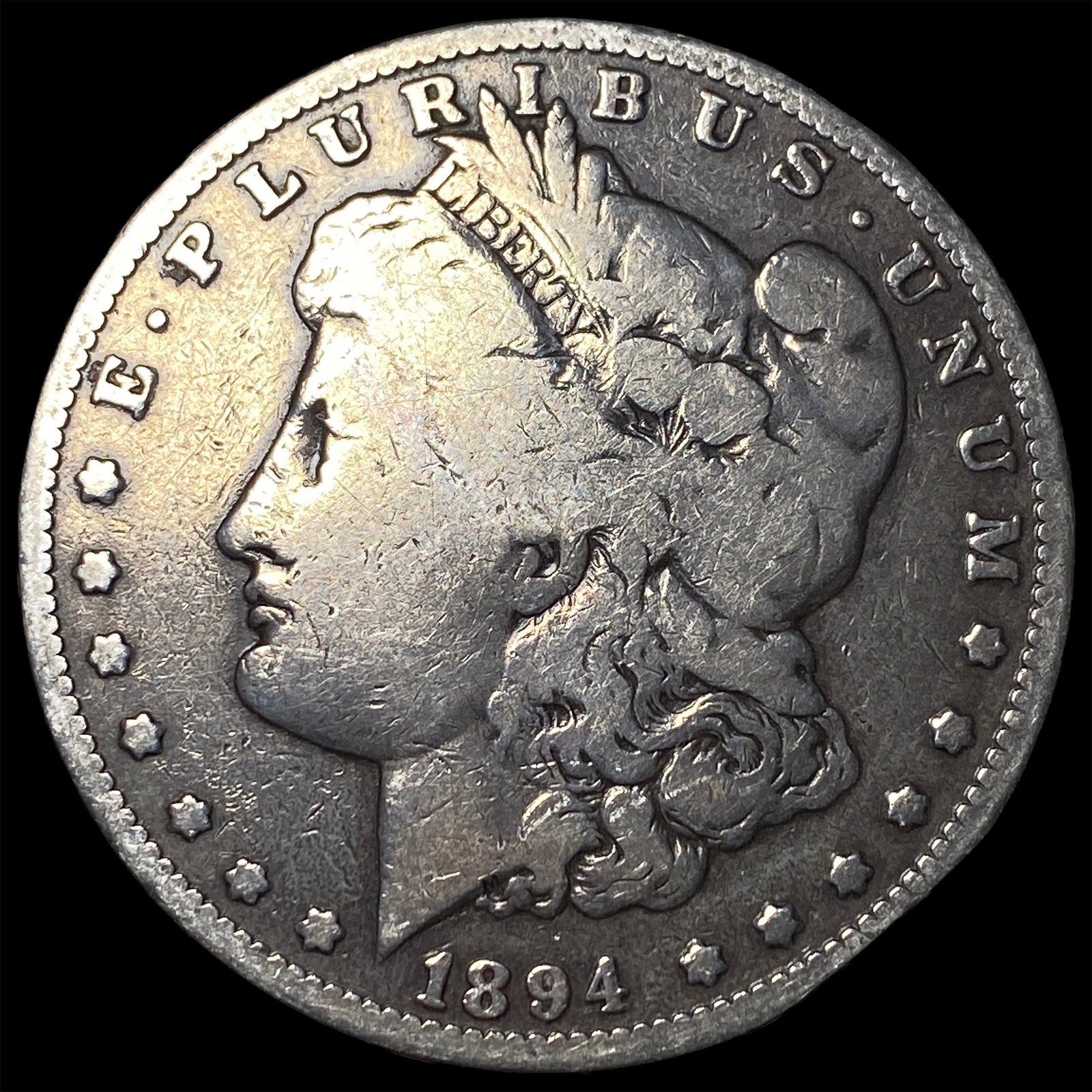 1894-O Silver Morgan Dollar NICELY CIRCULATED: 1894-O Silver Morgan Dollar NICELY CIRCULATED