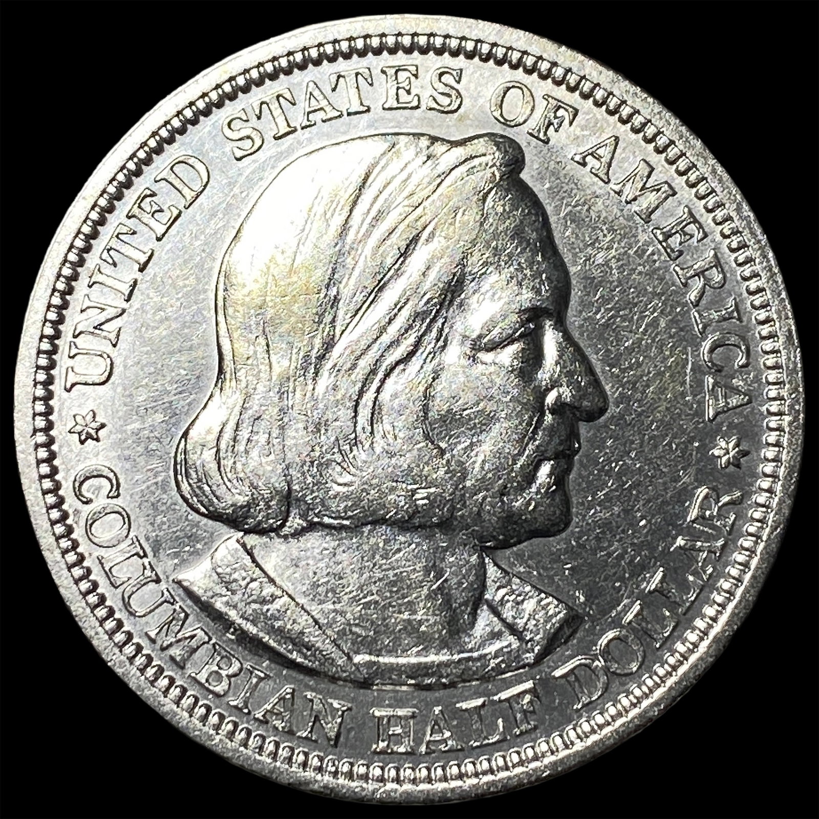 1893 Columbian Exposition Half Dollar NEARLY UNCIRCULATED (1 of 2)