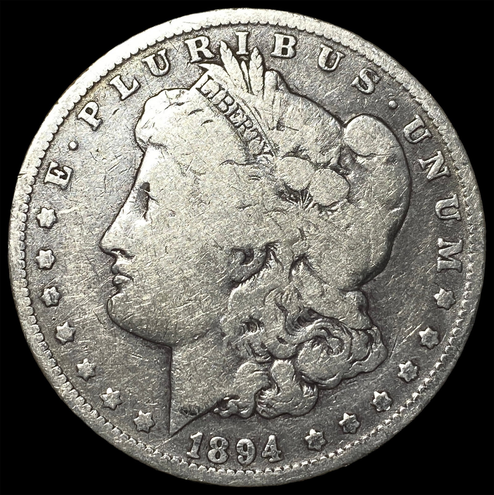 1894-O Morgan Silver Dollar NICELY CIRCULATED: 1894-O Morgan Silver Dollar NICELY CIRCULATED