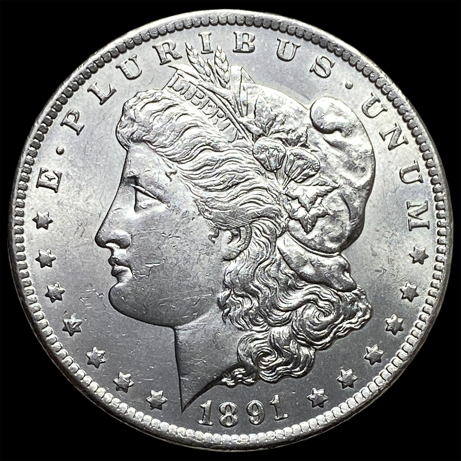 1891-CC Morgan Silver Dollar (1 of 2)