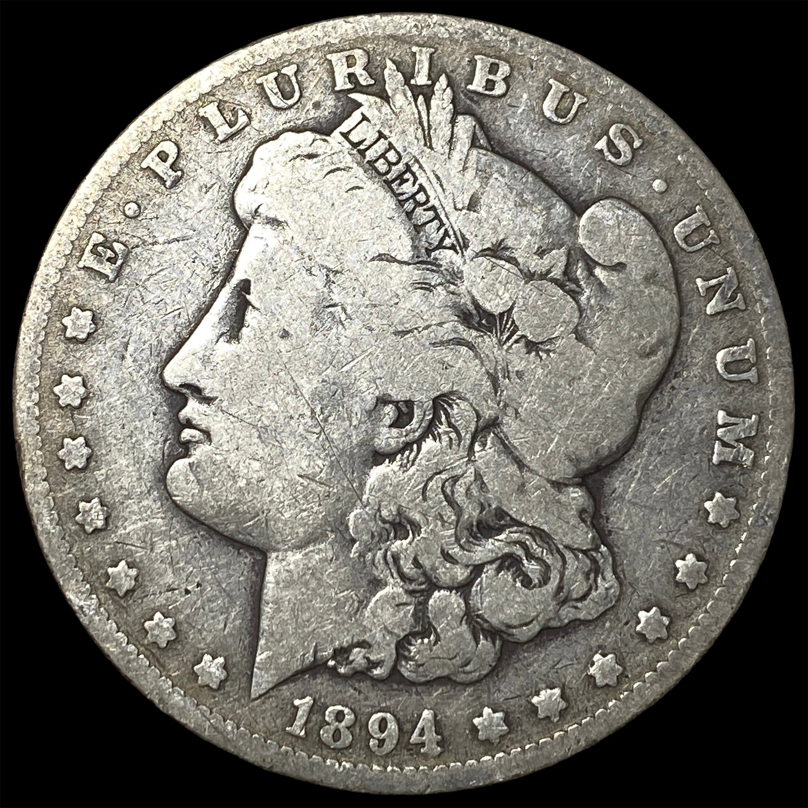 1894-O Silver Morgan Dollar NICELY CIRCULATED: 1894-O Silver Morgan Dollar NICELY CIRCULATED