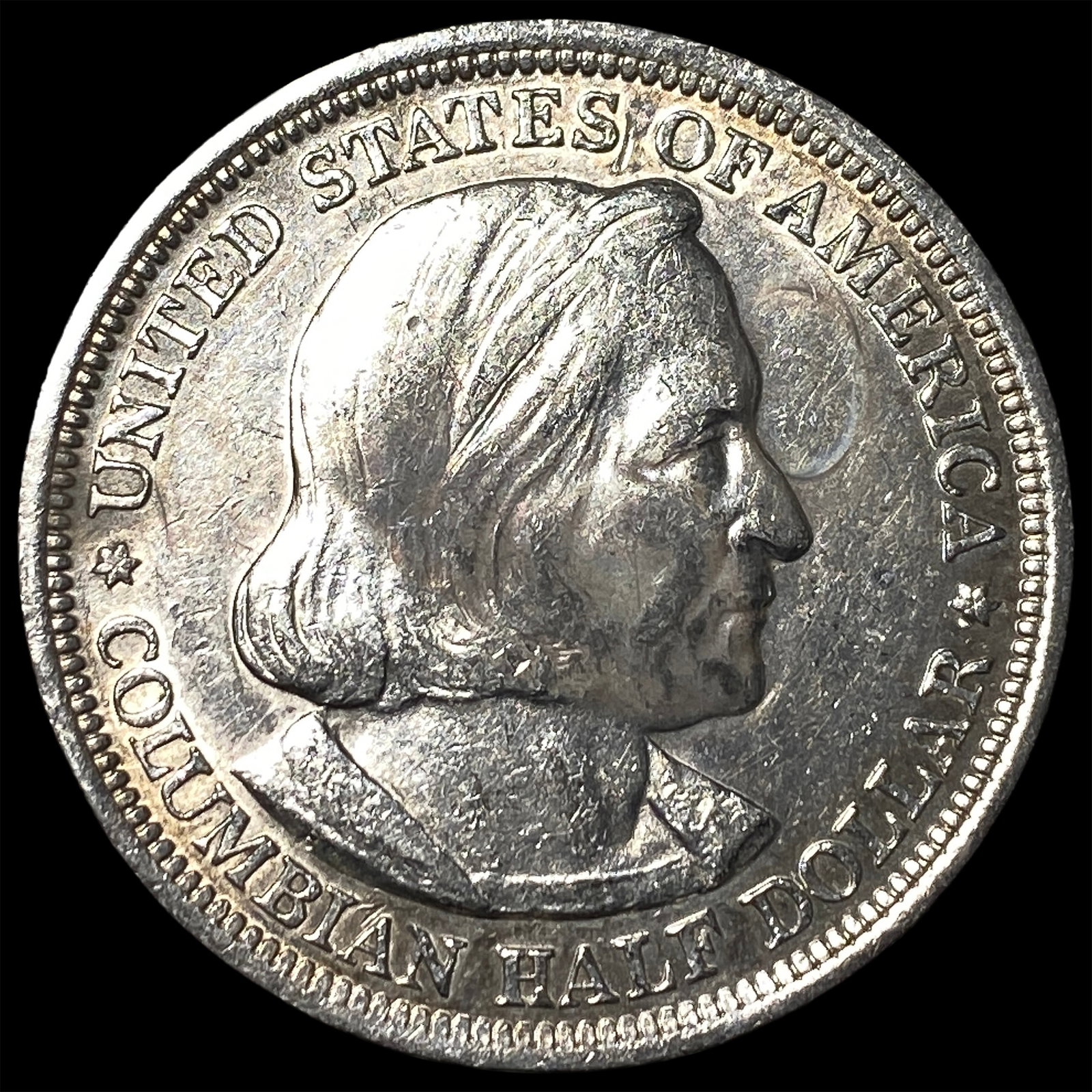 1893 Columbian Exposition Half Dollar NEARLY UNCIRCULATED (1 of 2)