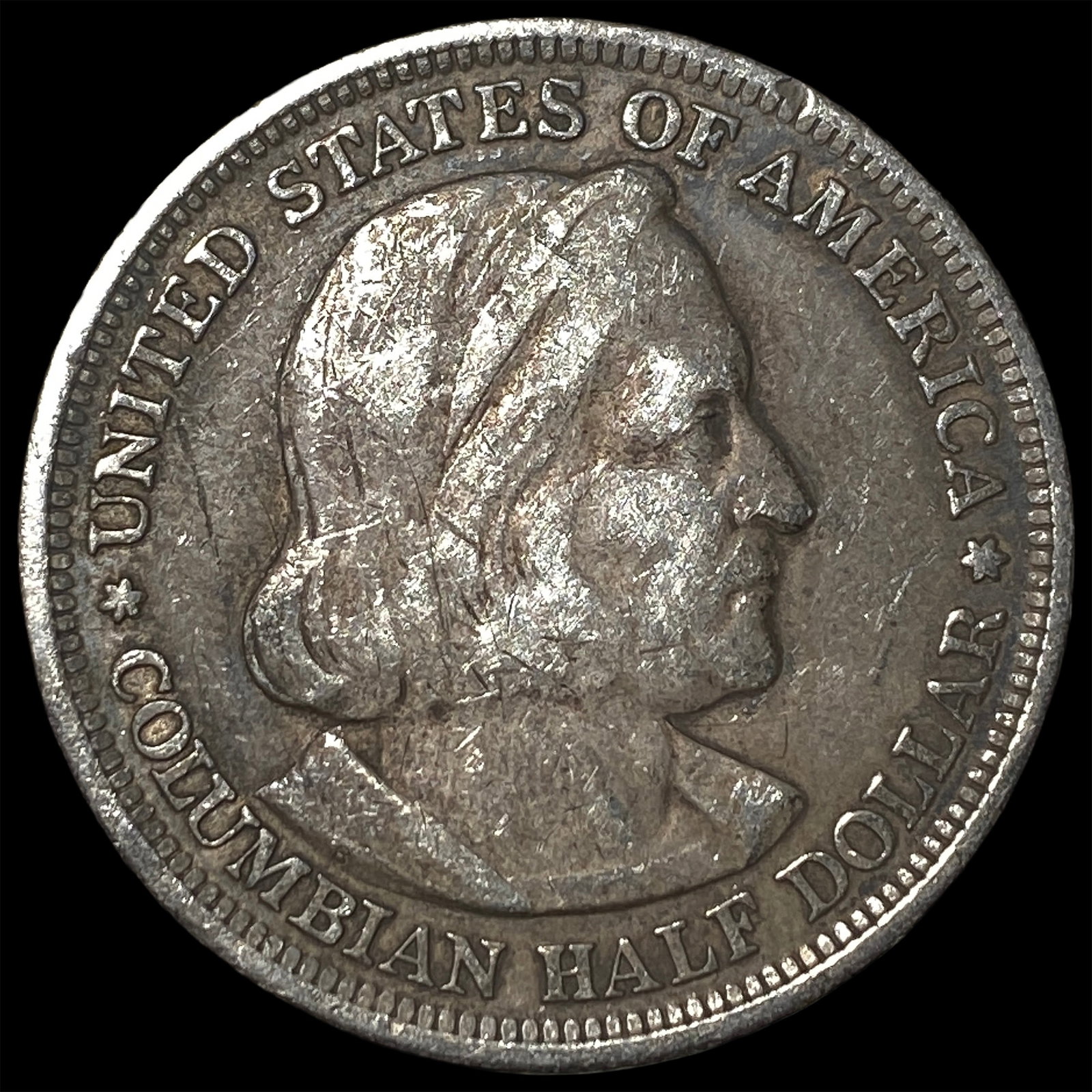1893 Silver Columbian Half Dollar NEARLY UNCIRCULATED (1 of 2)