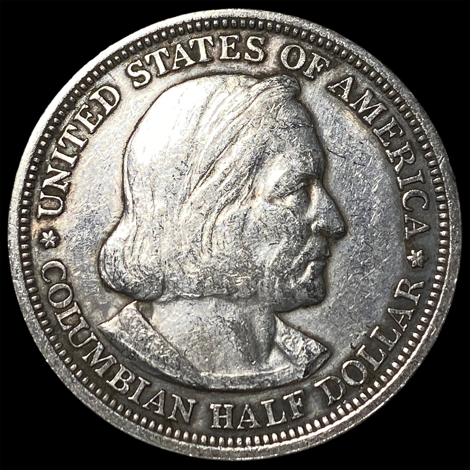 1893 Silver Columbian Half Dollar NEARLY UNCIRCULATED (1 of 2)