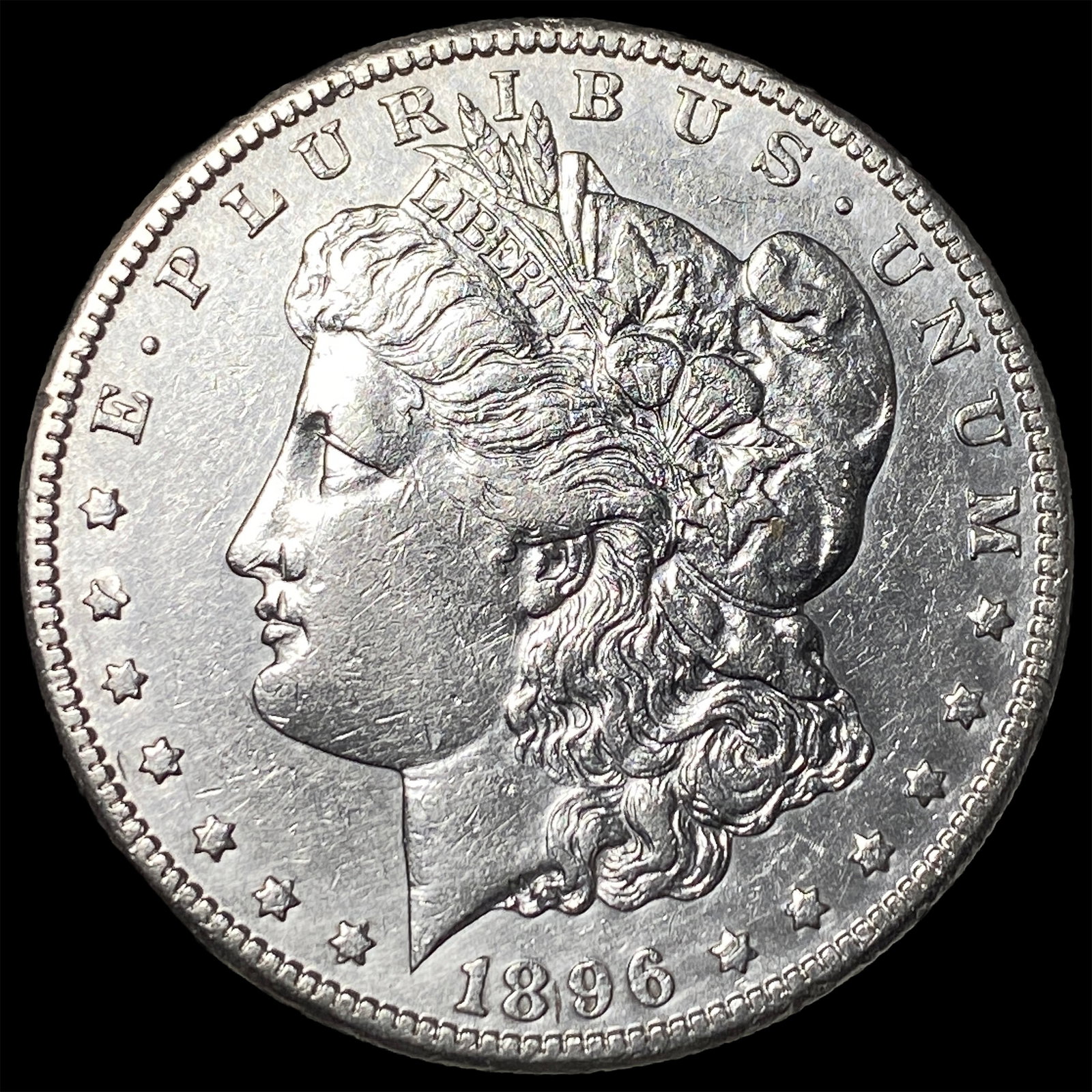 1896-S Silver Morgan Dollar CLOSELY UNCIRCULATED: 1896-S Silver Morgan Dollar CLOSELY UNCIRCULATED