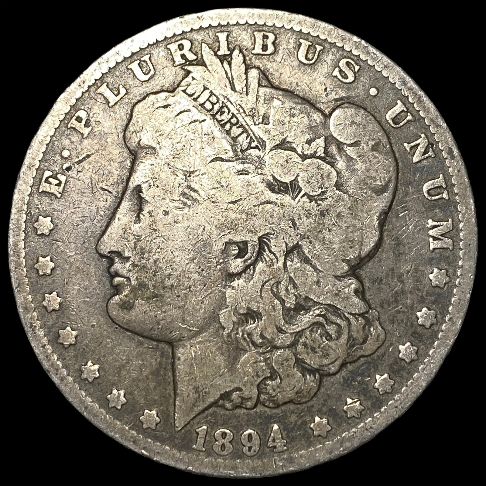 1894-O Silver Morgan Dollar NICELY CIRCULATED: 1894-O Silver Morgan Dollar NICELY CIRCULATED