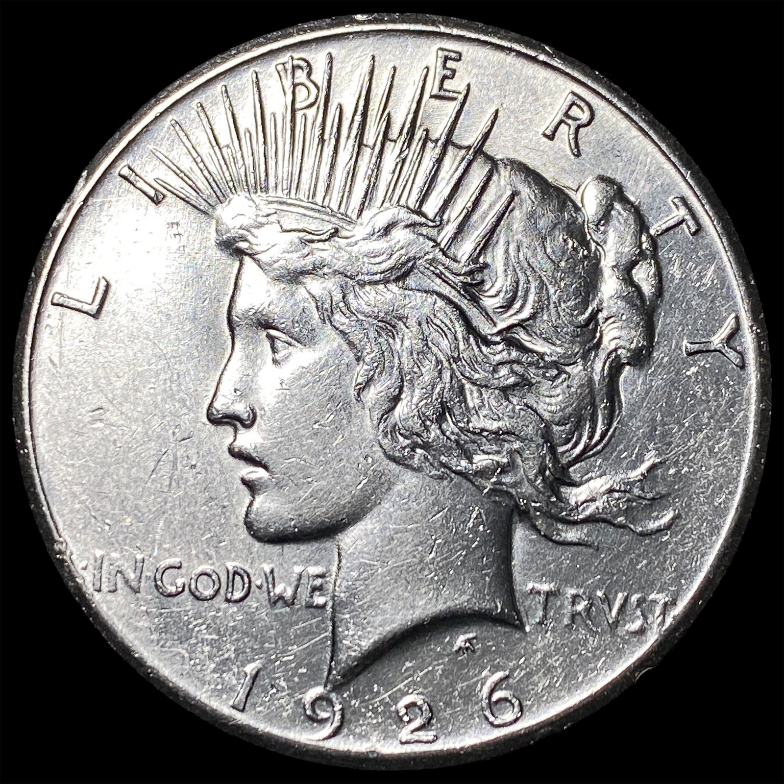 1926 Peace Silver Dollar CLOSELY UNCIRCULATED: 1926 Peace Silver Dollar CLOSELY UNCIRCULATED
