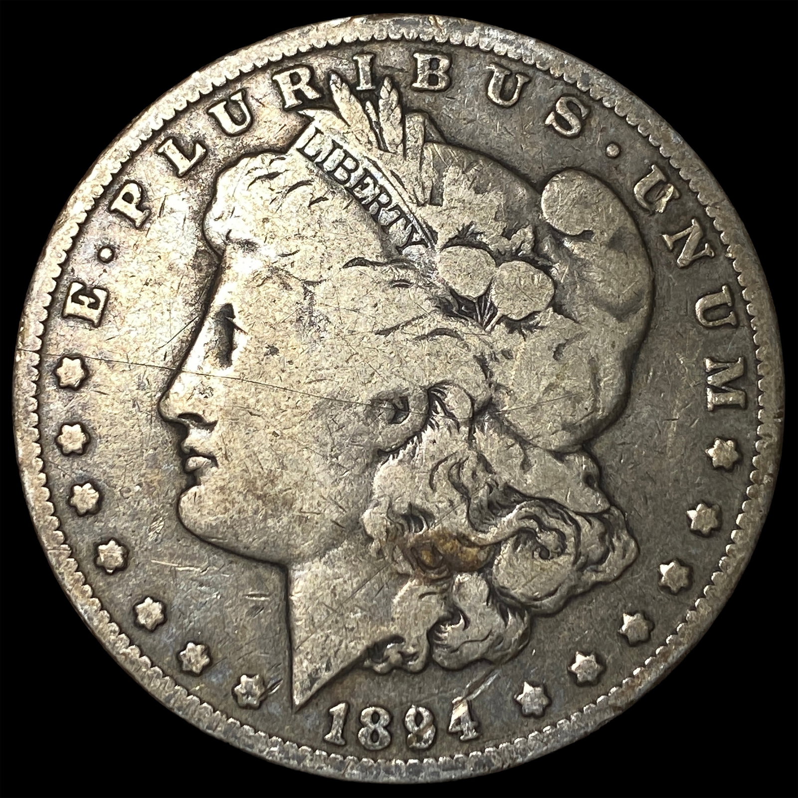 1894-O Silver Morgan Dollar NICELY CIRCULATED: 1894-O Silver Morgan Dollar NICELY CIRCULATED