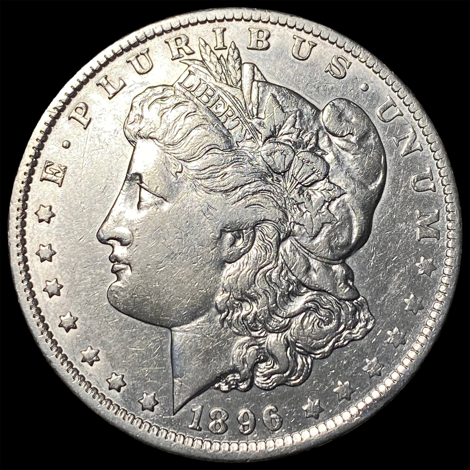 1896 Morgan Silver Dollar HIGH GRADE: 1896 Morgan Silver Dollar HIGH GRADE