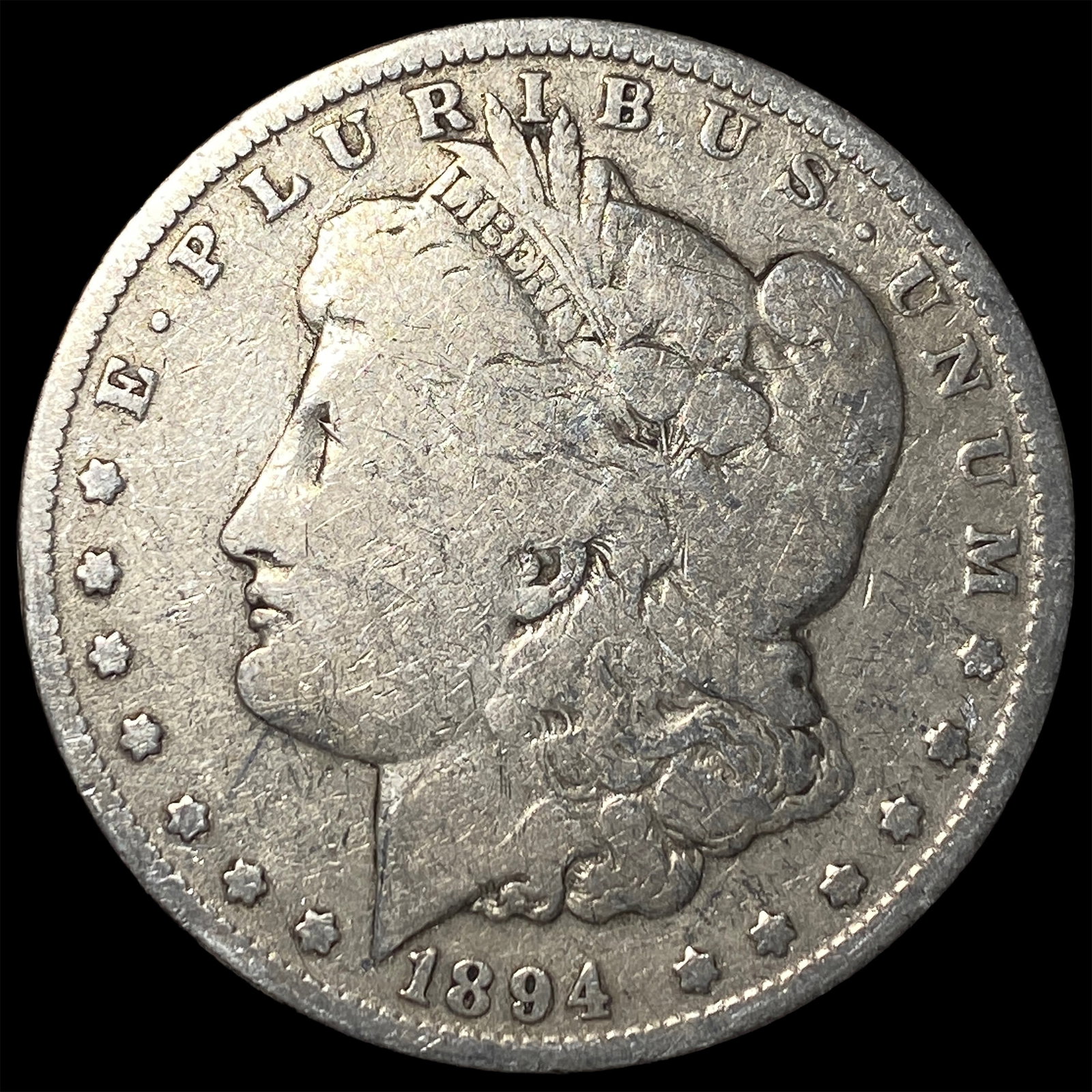 1894-O Silver Morgan Dollar NICELY CIRCULATED: 1894-O Silver Morgan Dollar NICELY CIRCULATED