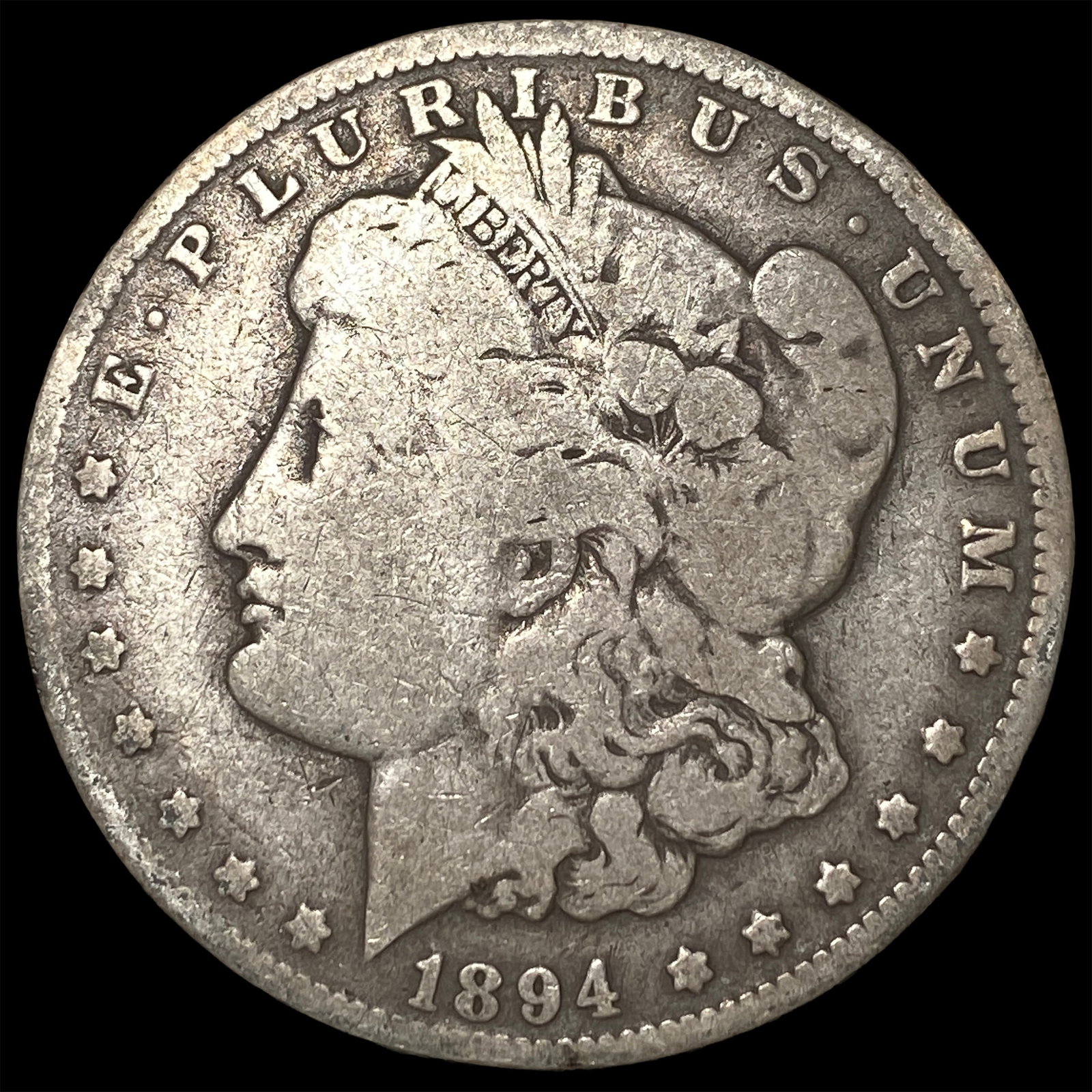1894-O Silver Morgan Dollar NICELY CIRCULATED: 1894-O Silver Morgan Dollar NICELY CIRCULATED