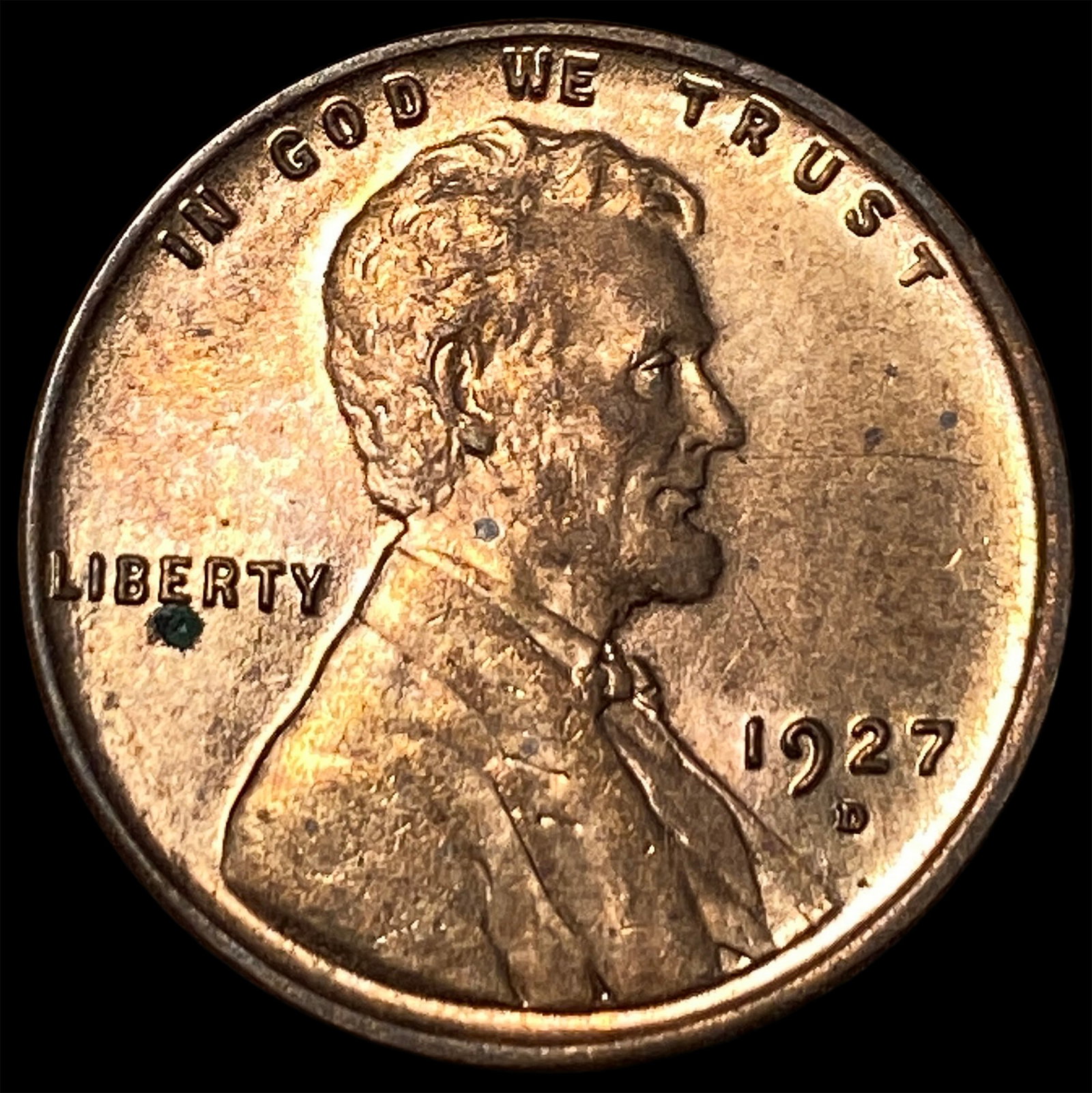 1927-D Lincoln Wheat Cent CHOICE BU (1 of 2)
