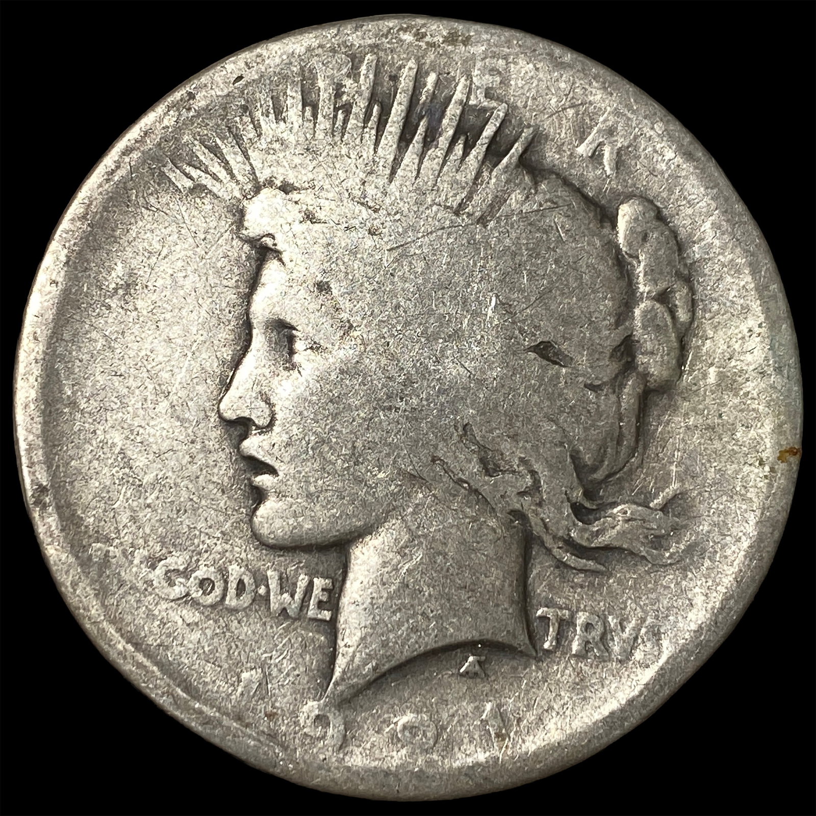 1921 Peace Silver Dollar NICELY CIRCULATED: 1921 Peace Silver Dollar NICELY CIRCULATED