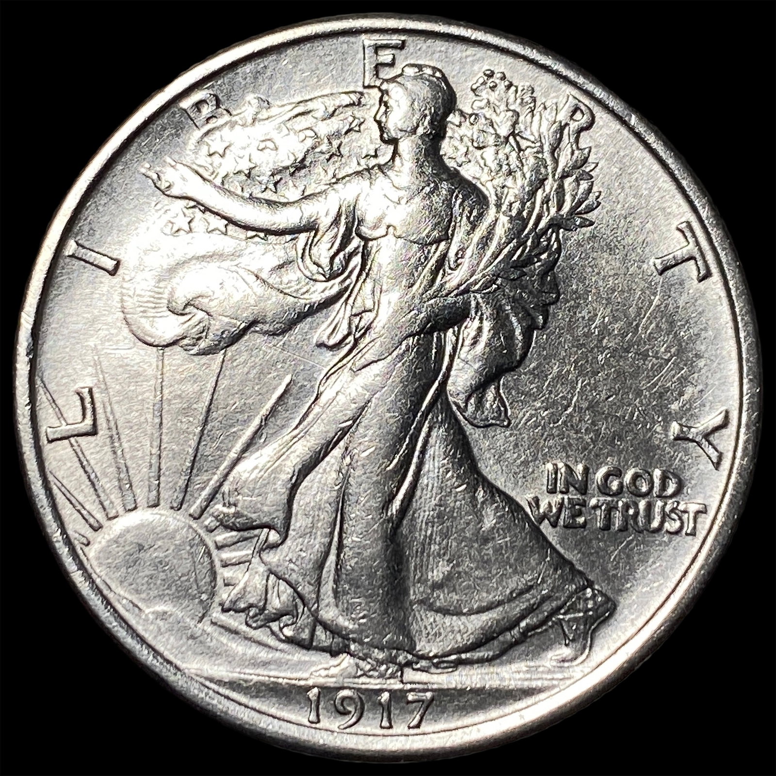 1917 Walking Liberty Half Dollar UNCIRCULATED (1 of 2)