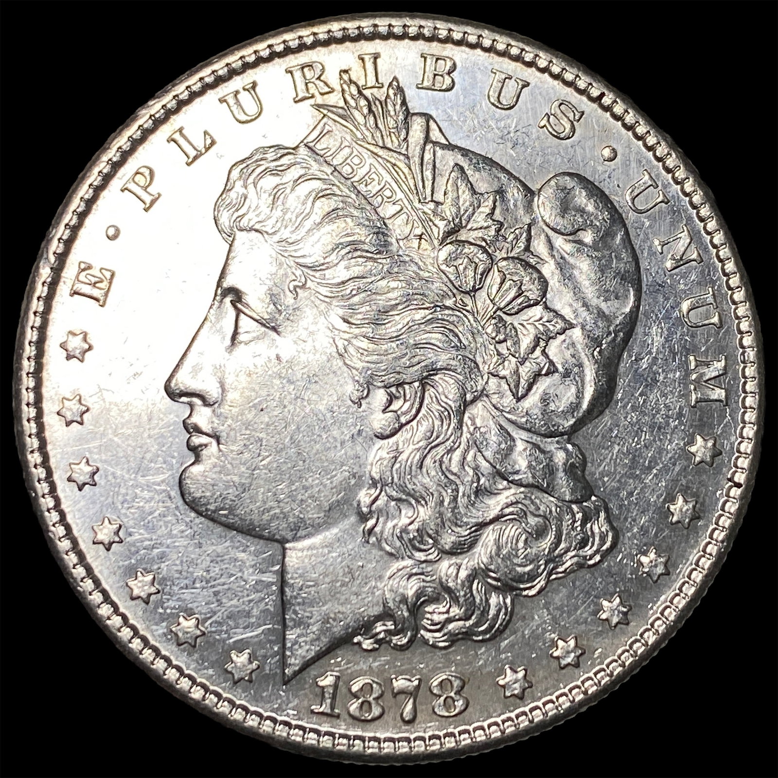 1878-S Silver Morgan Dollar CHOICE BU: 1878-S Silver Morgan Dollar CHOICE BU