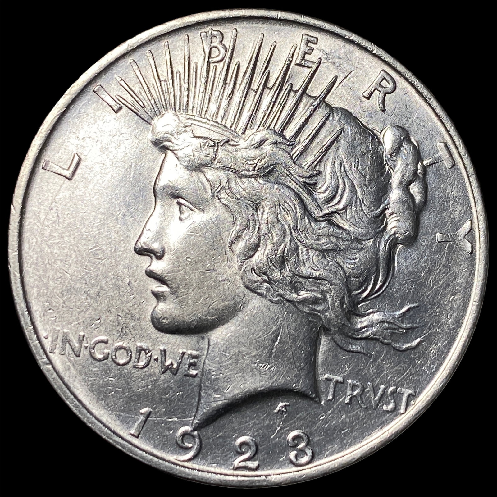 1923-D Peace Silver Dollar CHOICE BU (1 of 2)