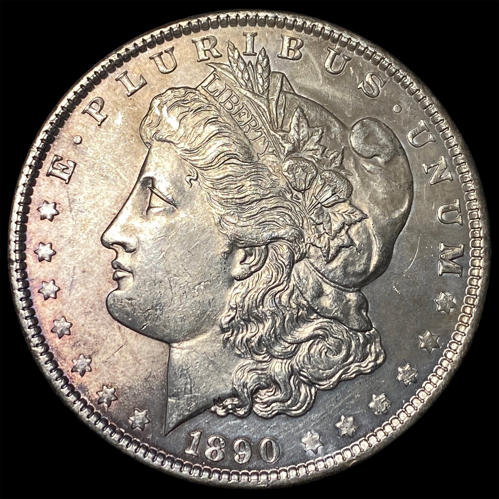 1890 Morgan Silver Dollar CHOICE AU: 1890 Morgan Silver Dollar CHOICE AU