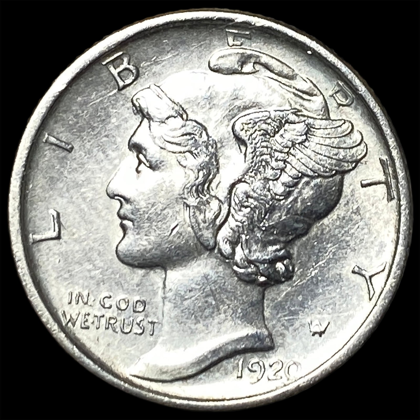1920 Mercury Dime GEM BU (1 of 2)
