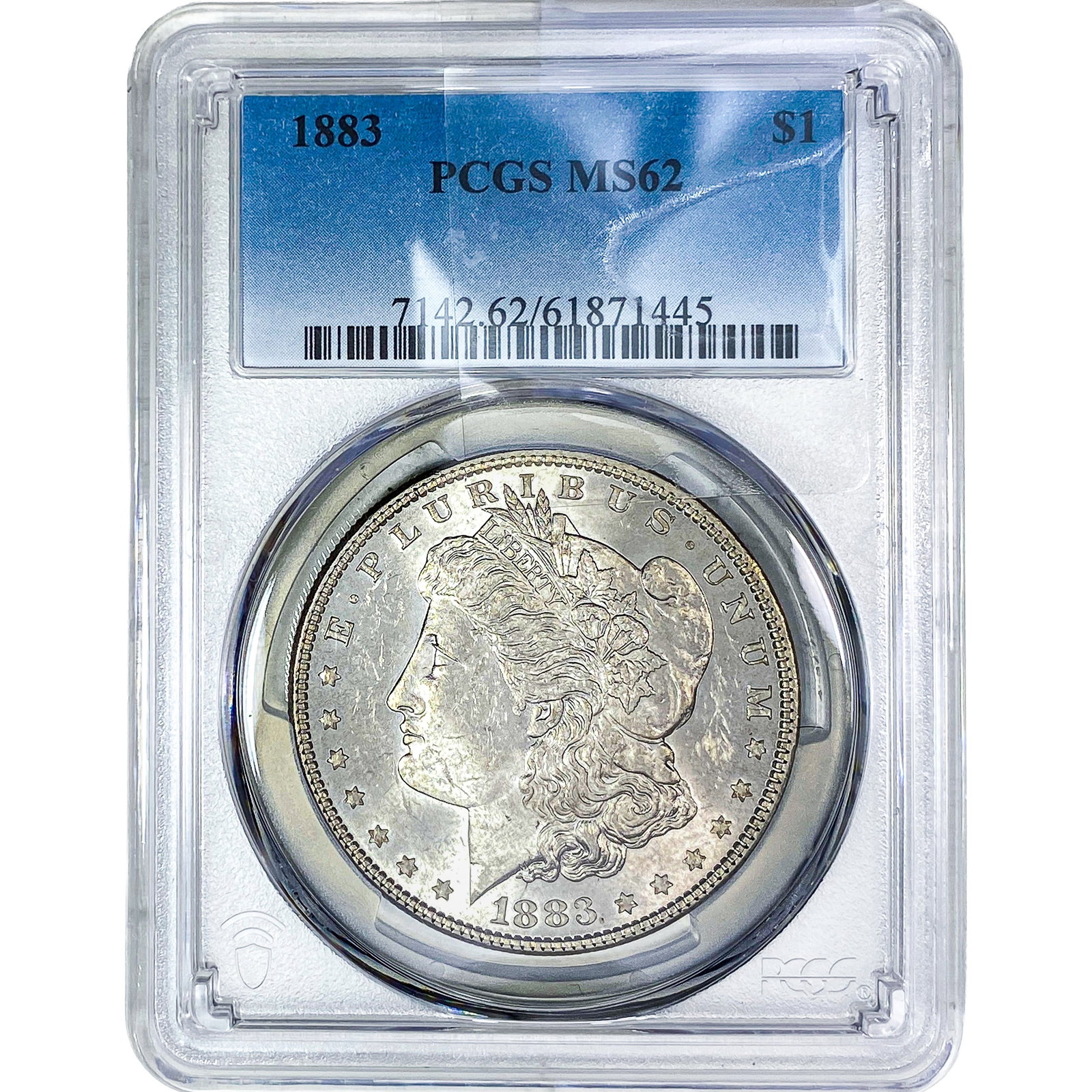 1883 Morgan Silver Dollar PCGS MS62: 1883 Morgan Silver Dollar PCGS MS62