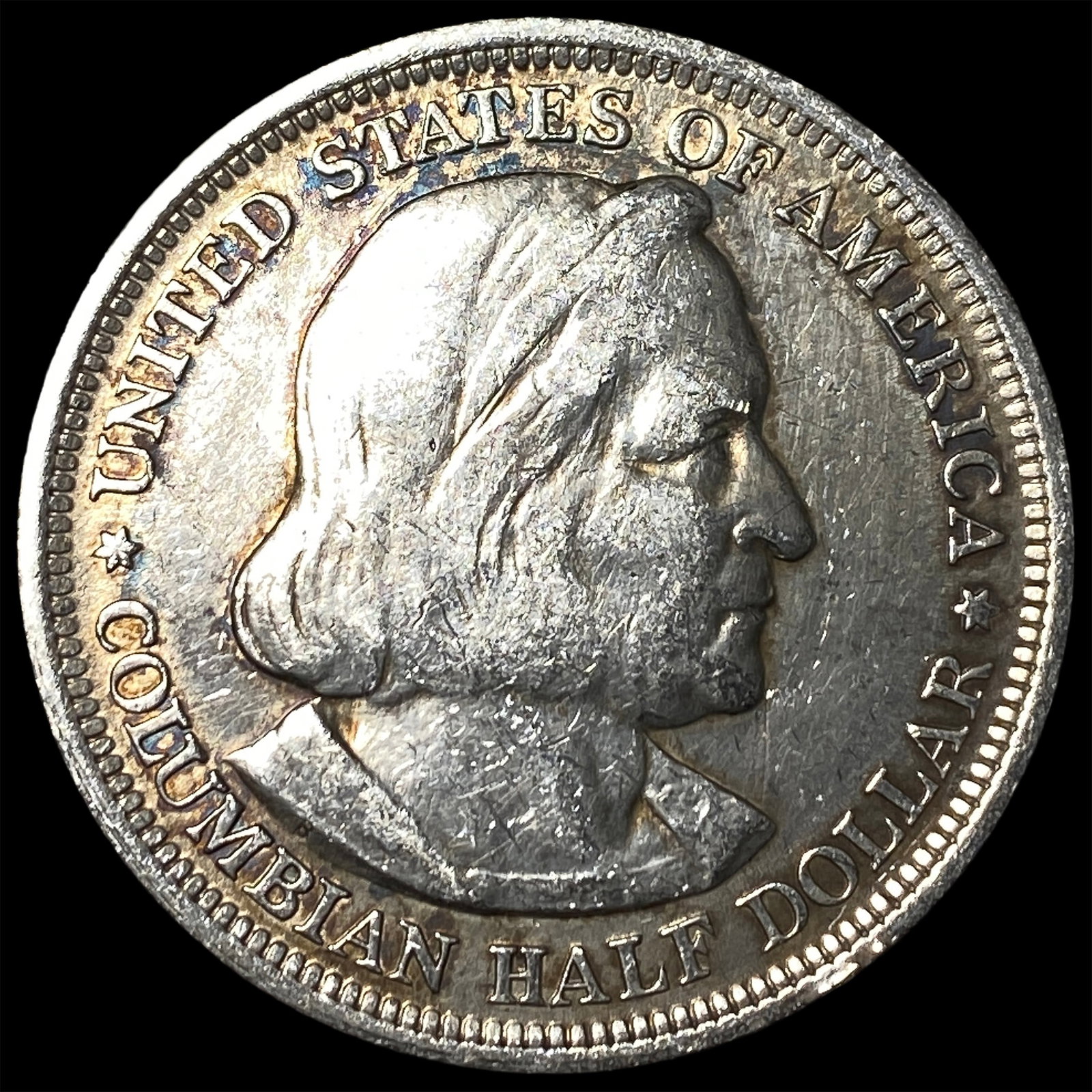 1893 Columbian Exposition Half Dollar NEARLY UNCIRCULATED (1 of 2)