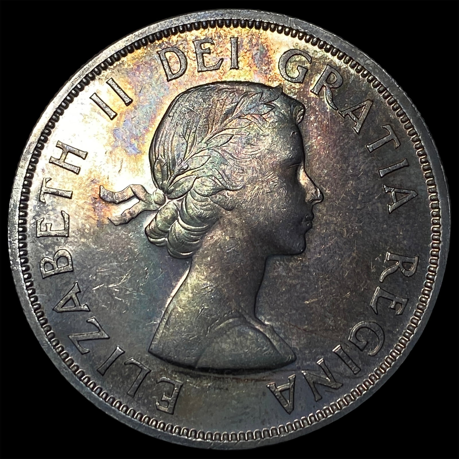 1958 Canada Silver Dollar British Columbia UNCIRCULATED (1 of 2)