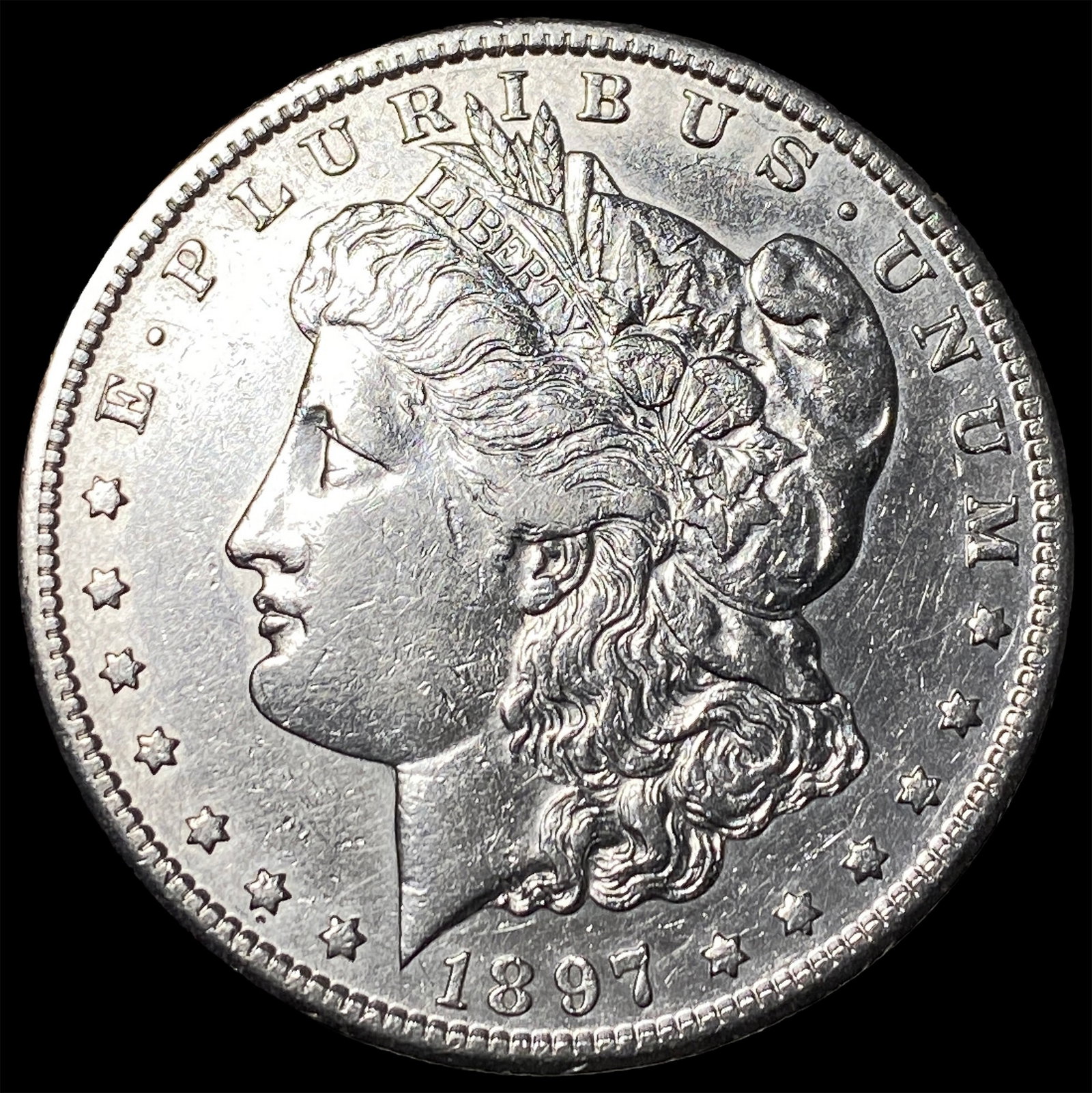 1897 Morgan Silver Dollar CLOSELY UNCIRCULATED (1 of 2)