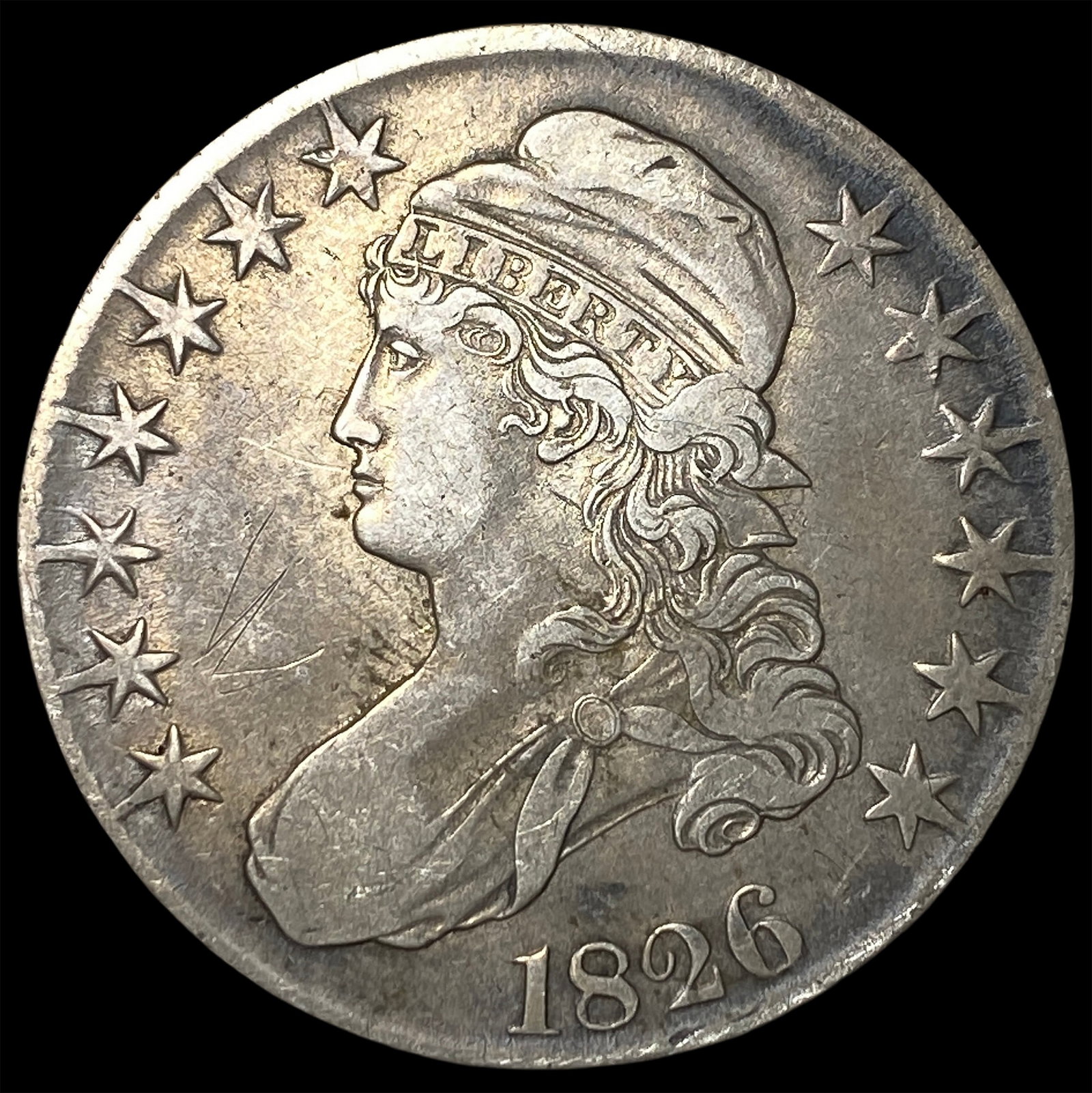 1826 Capped Bust Half Dollar NEARLY UNCIRCULATED (1 of 2)