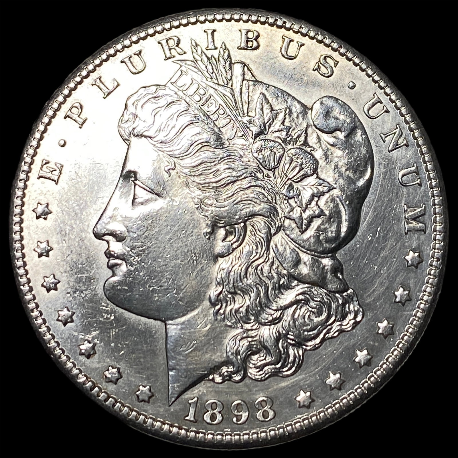 1898-S Silver Morgan Dollar UNCIRCULATED: 1898-S Silver Morgan Dollar UNCIRCULATED