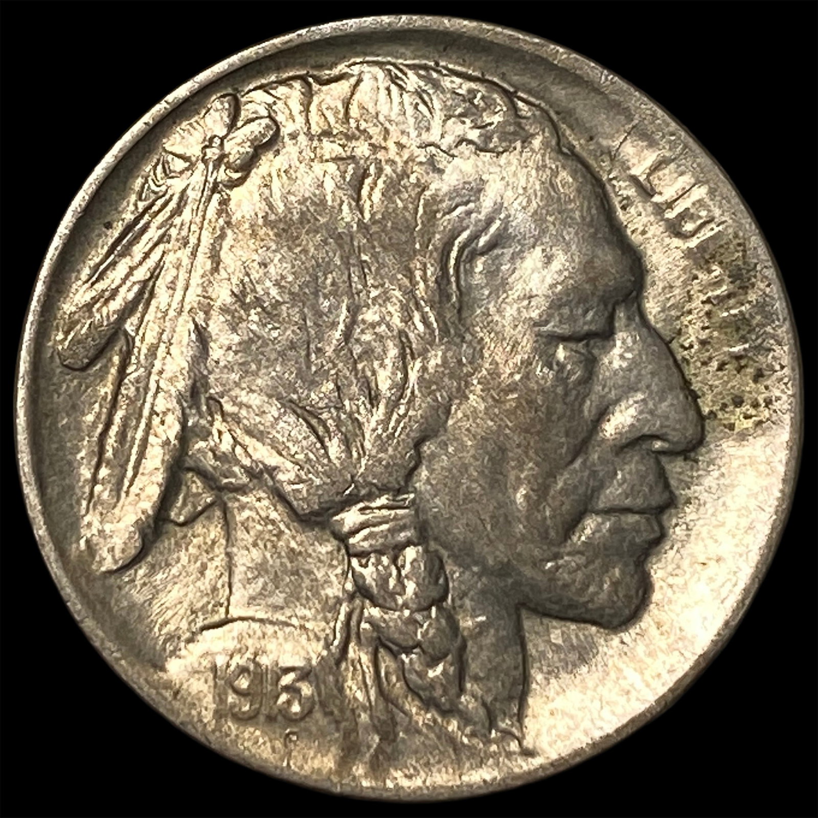 1913-D Buffalo Nickel Type 1 NICELY CIRCULATED: 1913-D Buffalo Nickel Type 1 NICELY CIRCULATED
