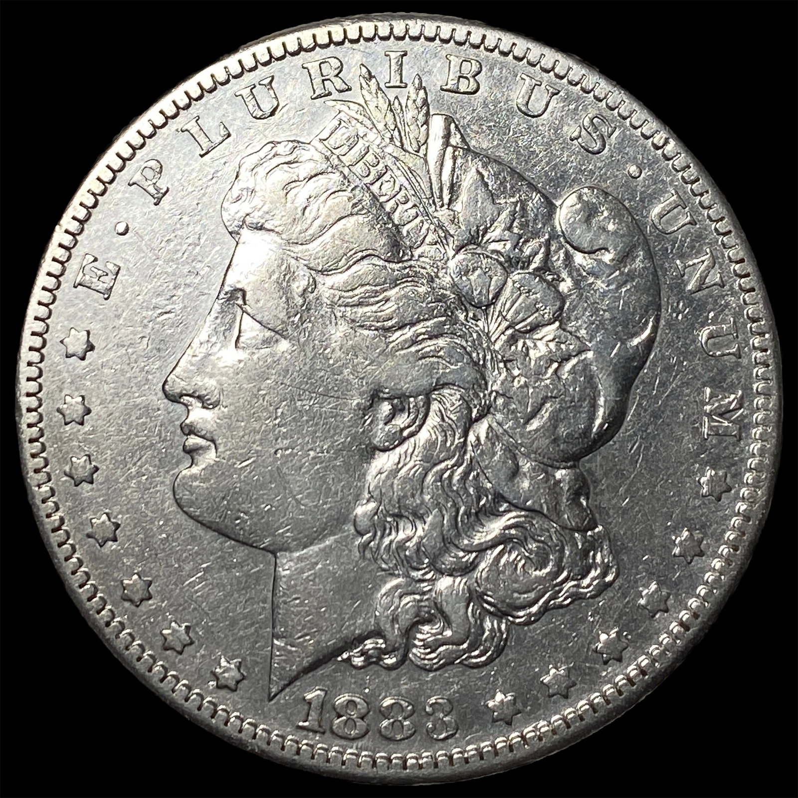 1883-S Silver Morgan Dollar CLOSELY UNCIRCULATED: 1883-S Silver Morgan Dollar CLOSELY UNCIRCULATED