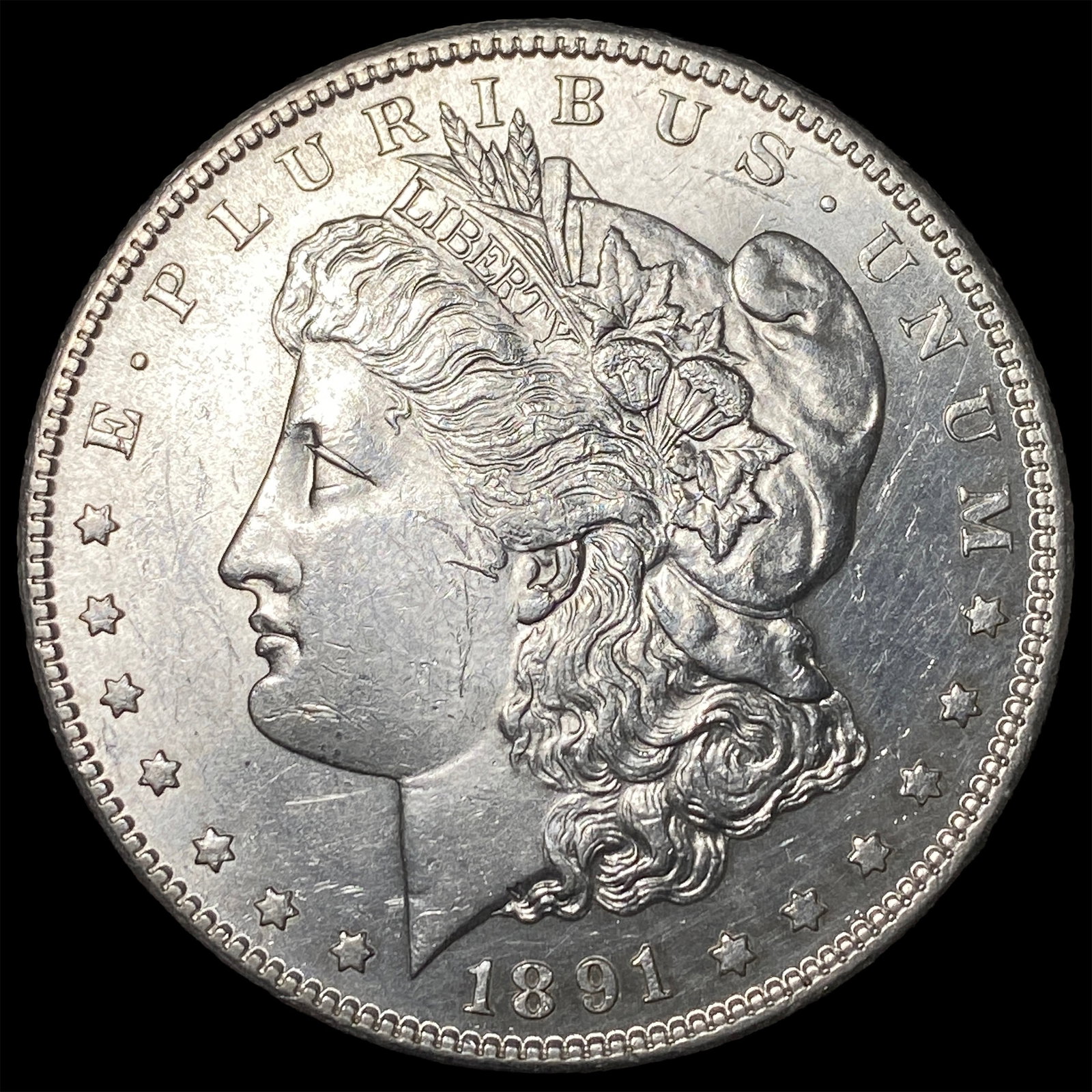 1891-S Silver Morgan Dollar UNCIRCULATED: 1891-S Silver Morgan Dollar UNCIRCULATED