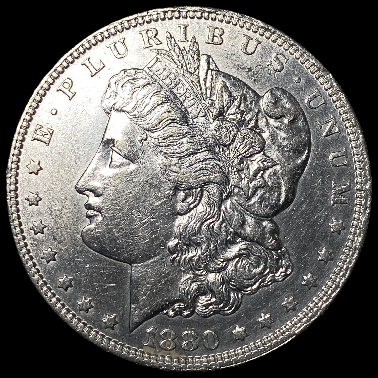 1880-O Micro O Morgan Silver Dollar UNCIRCULATED (1 of 2)