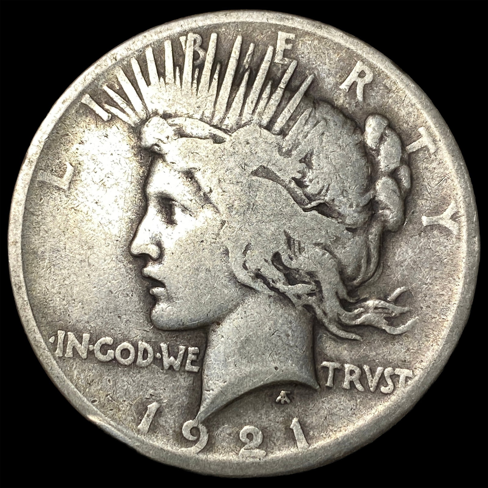 1921 Silver Peace Dollar LIGHTLY CIRCULATED: 1921 Silver Peace Dollar LIGHTLY CIRCULATED
